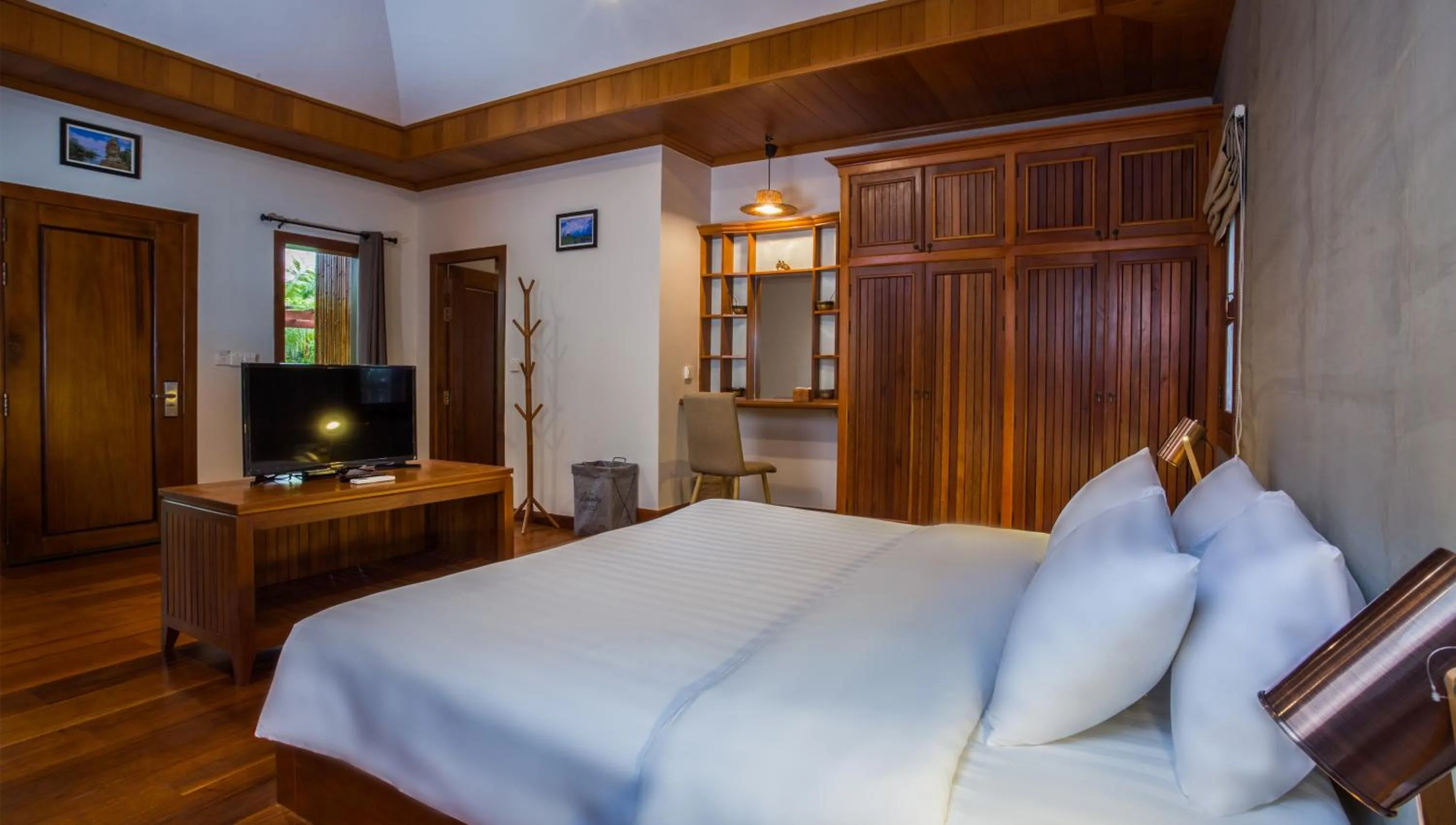 Bed in BB Angkor Green Resort