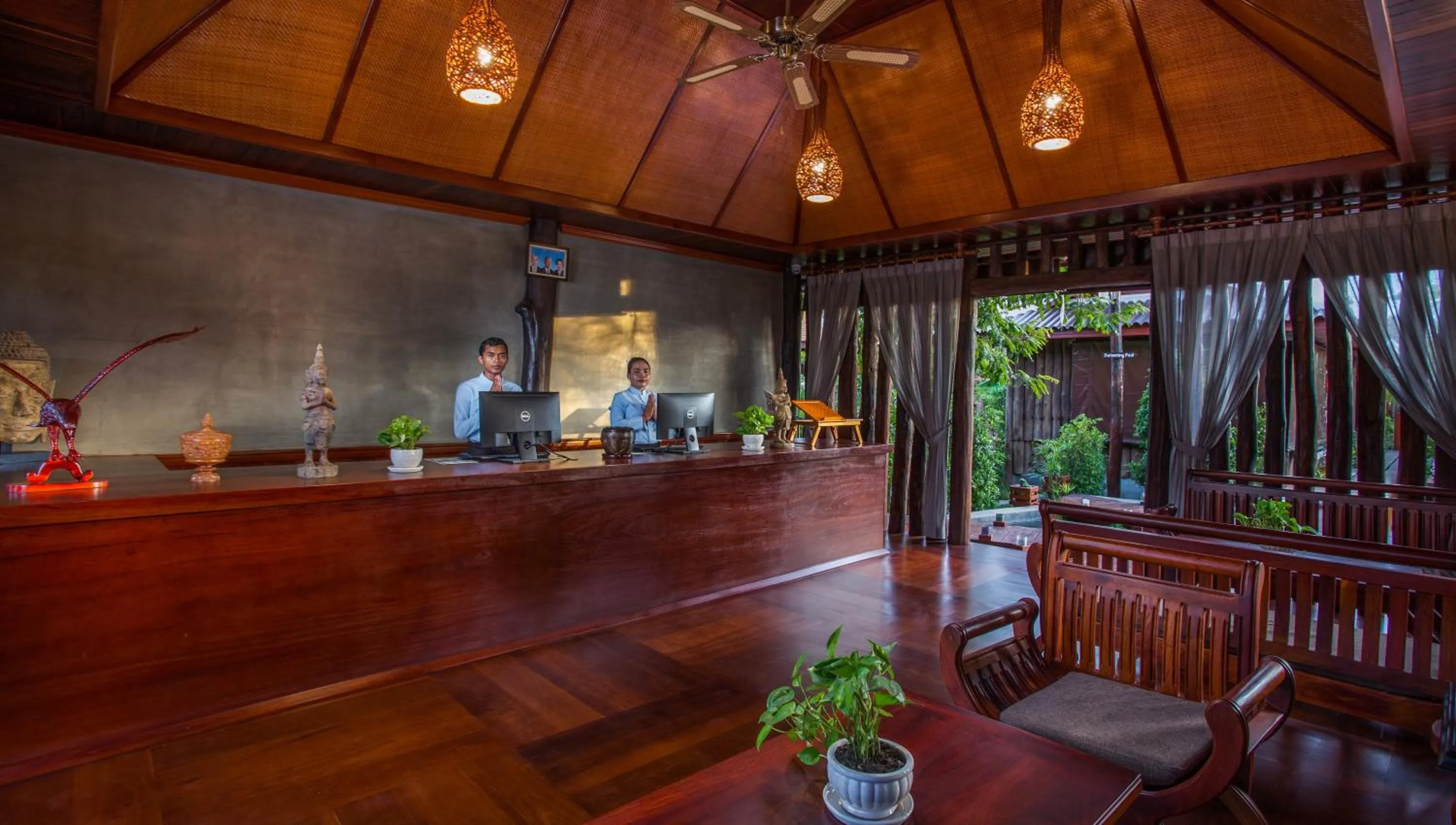 Staff in BB Angkor Green Resort