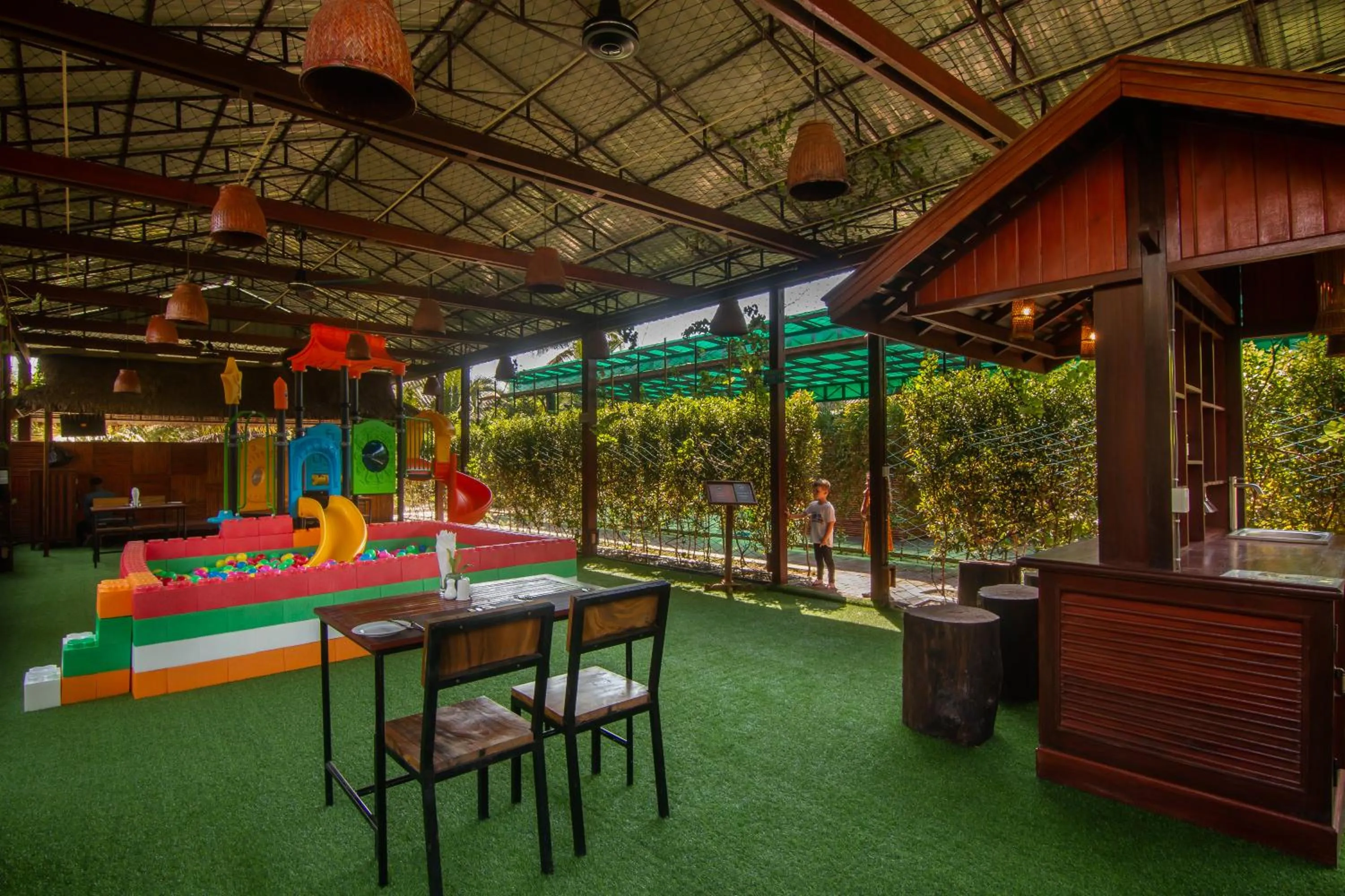 Children play ground in BB Angkor Green Resort