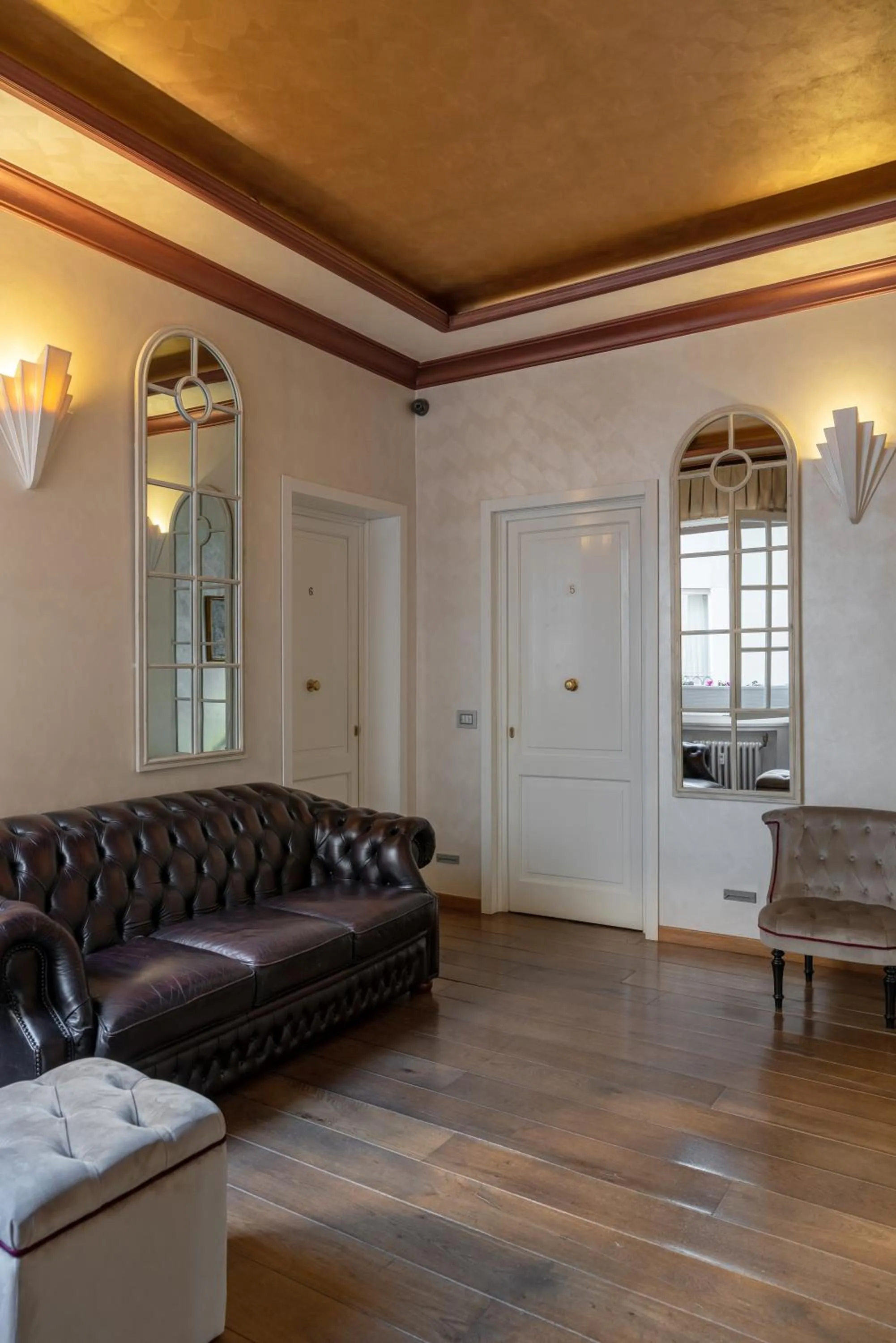 Living room in Residenza Gambrinus