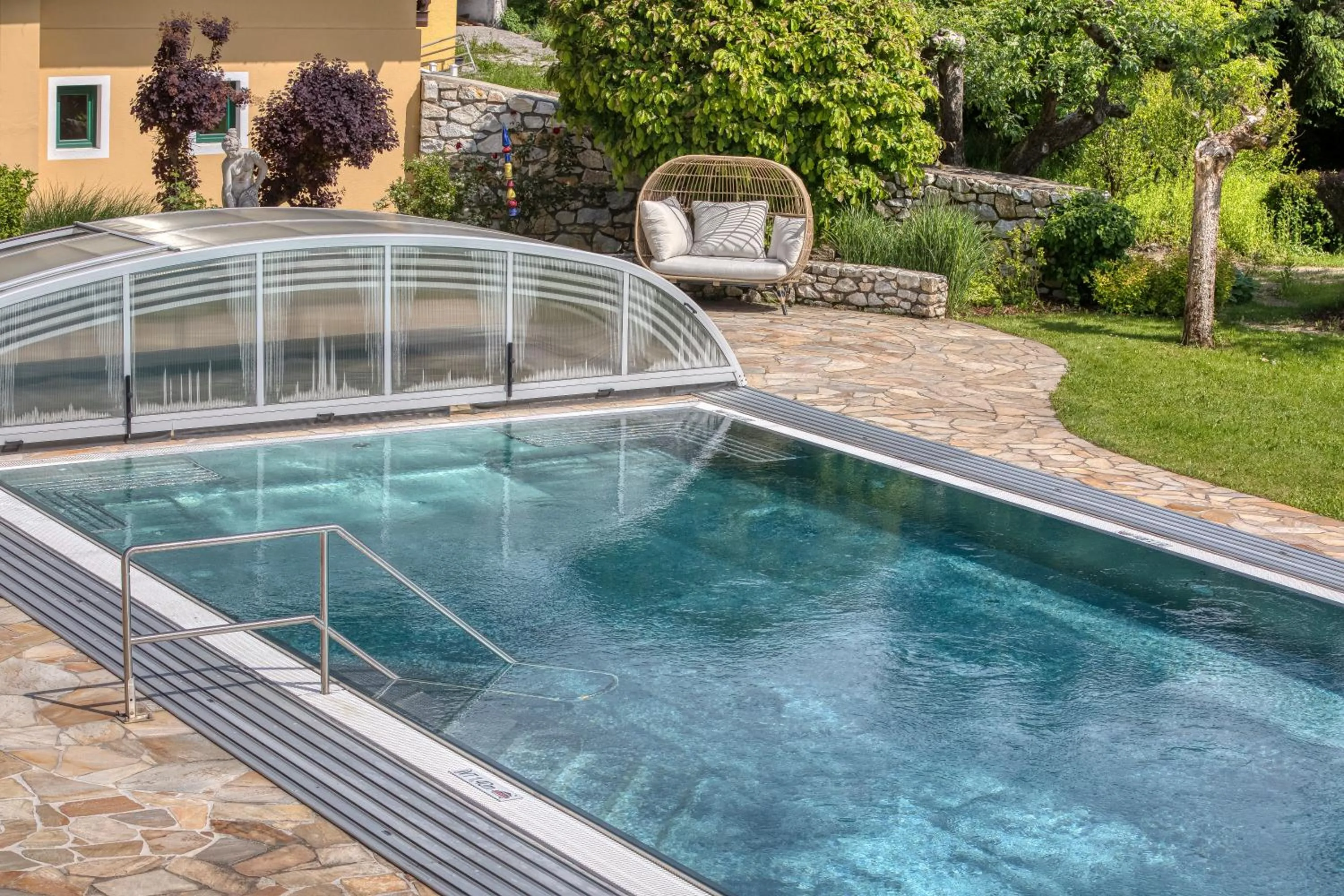 Swimming pool in Vitalhotel Marienhof