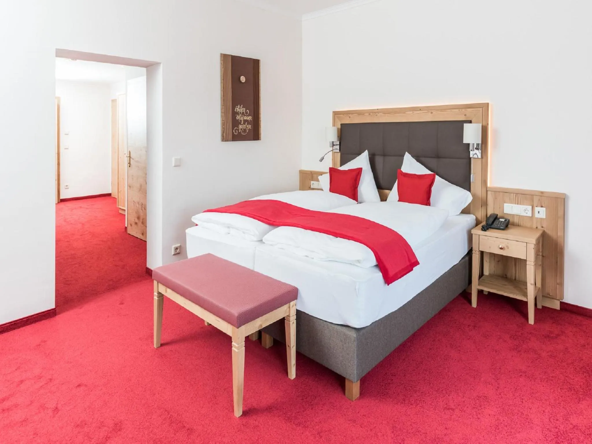 Photo of the whole room, Bed in Vitalhotel Marienhof