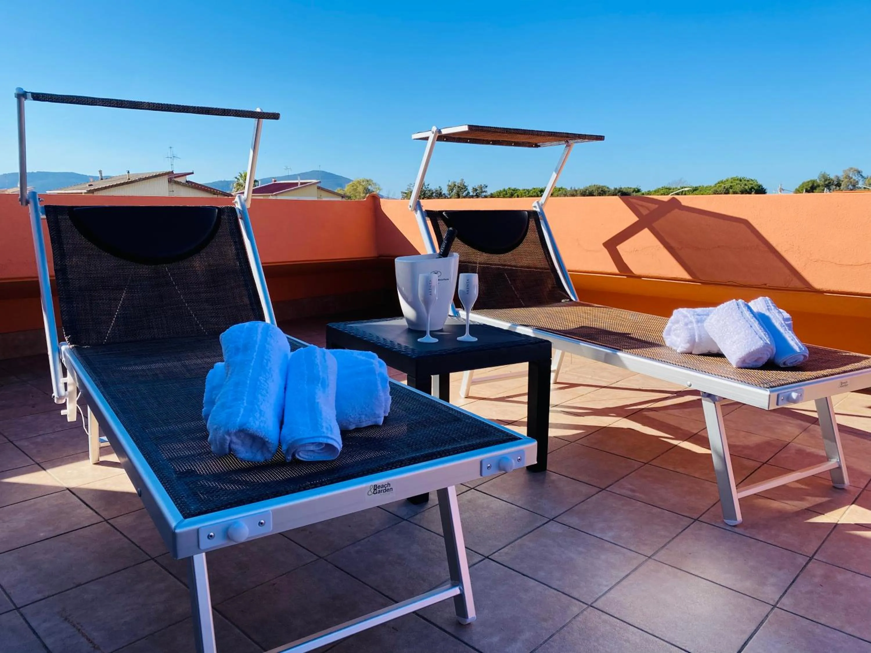 sunbed in Villa Marogna