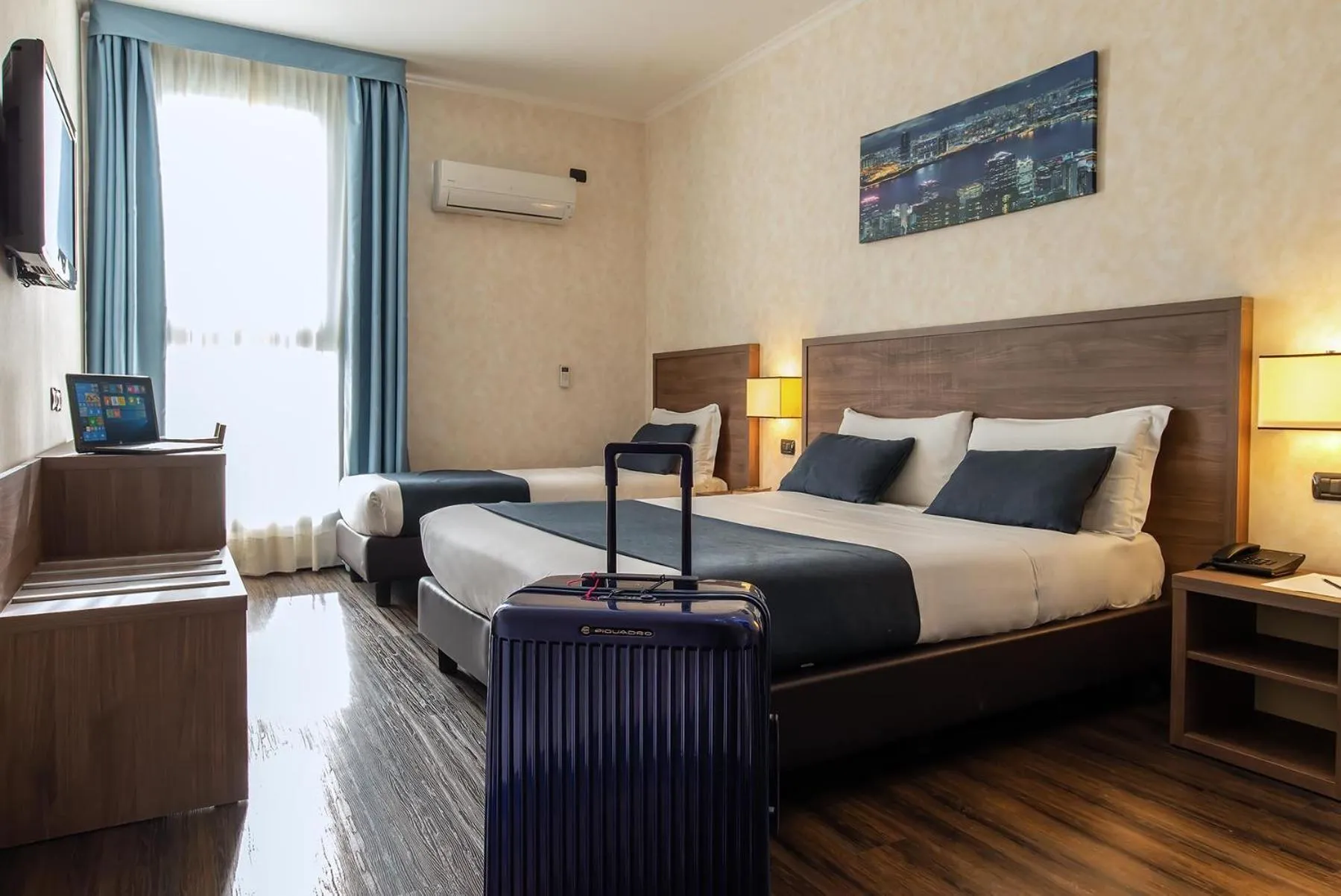 Bedroom, Bed in Hotel Roma Sud