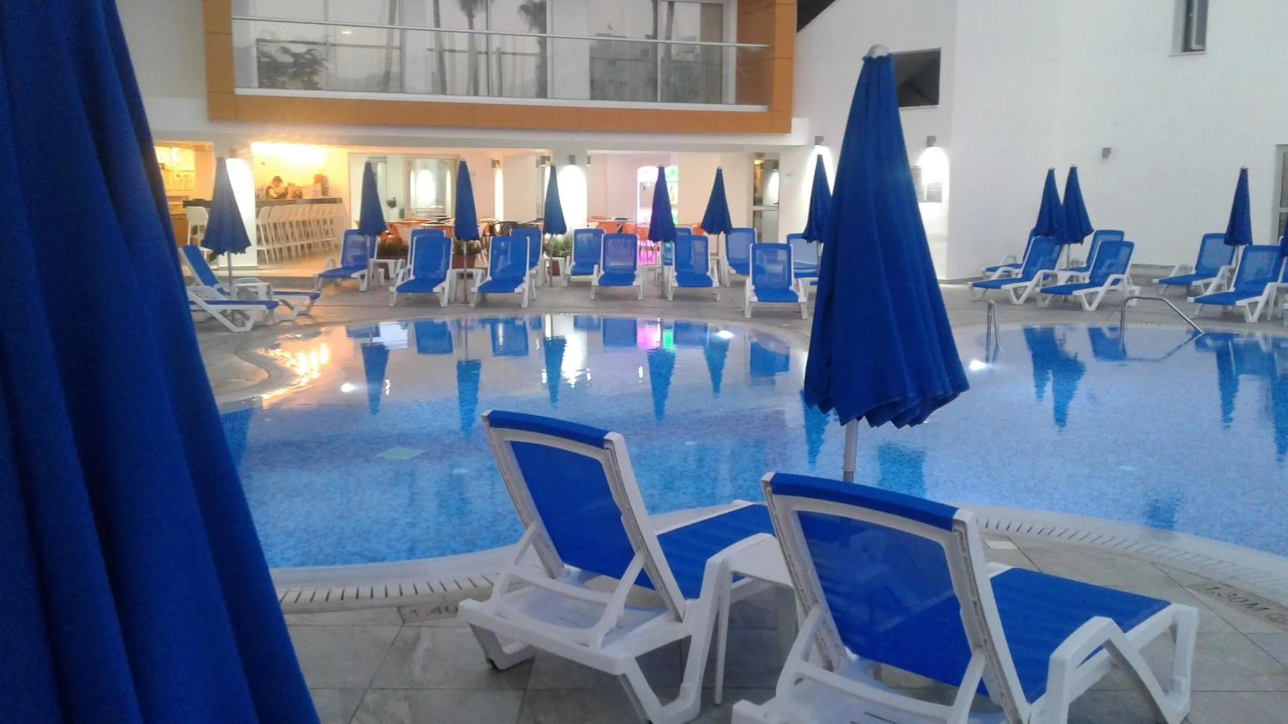 Pool view in Captain Pier Hotel