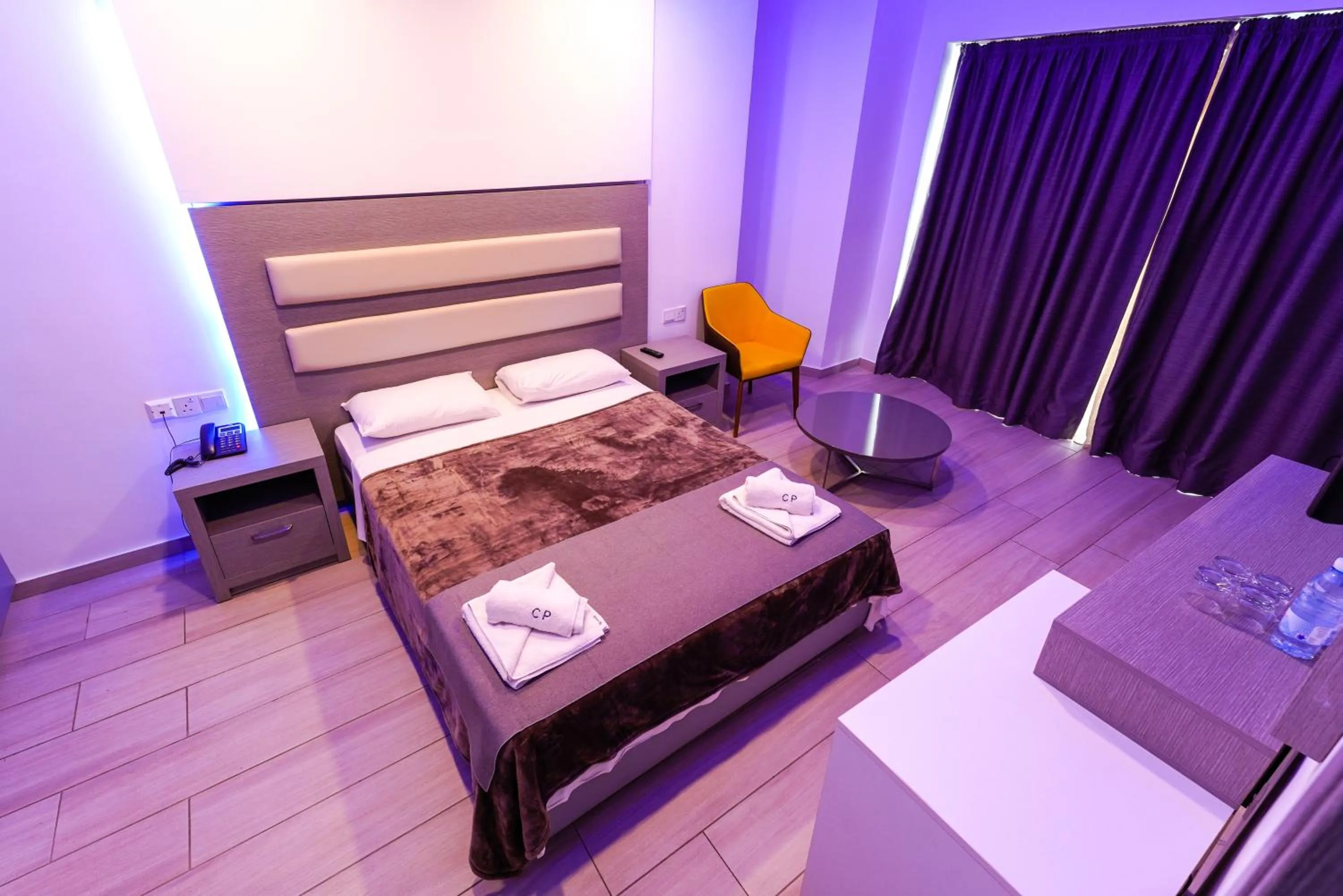 Bed in Captain Pier Hotel