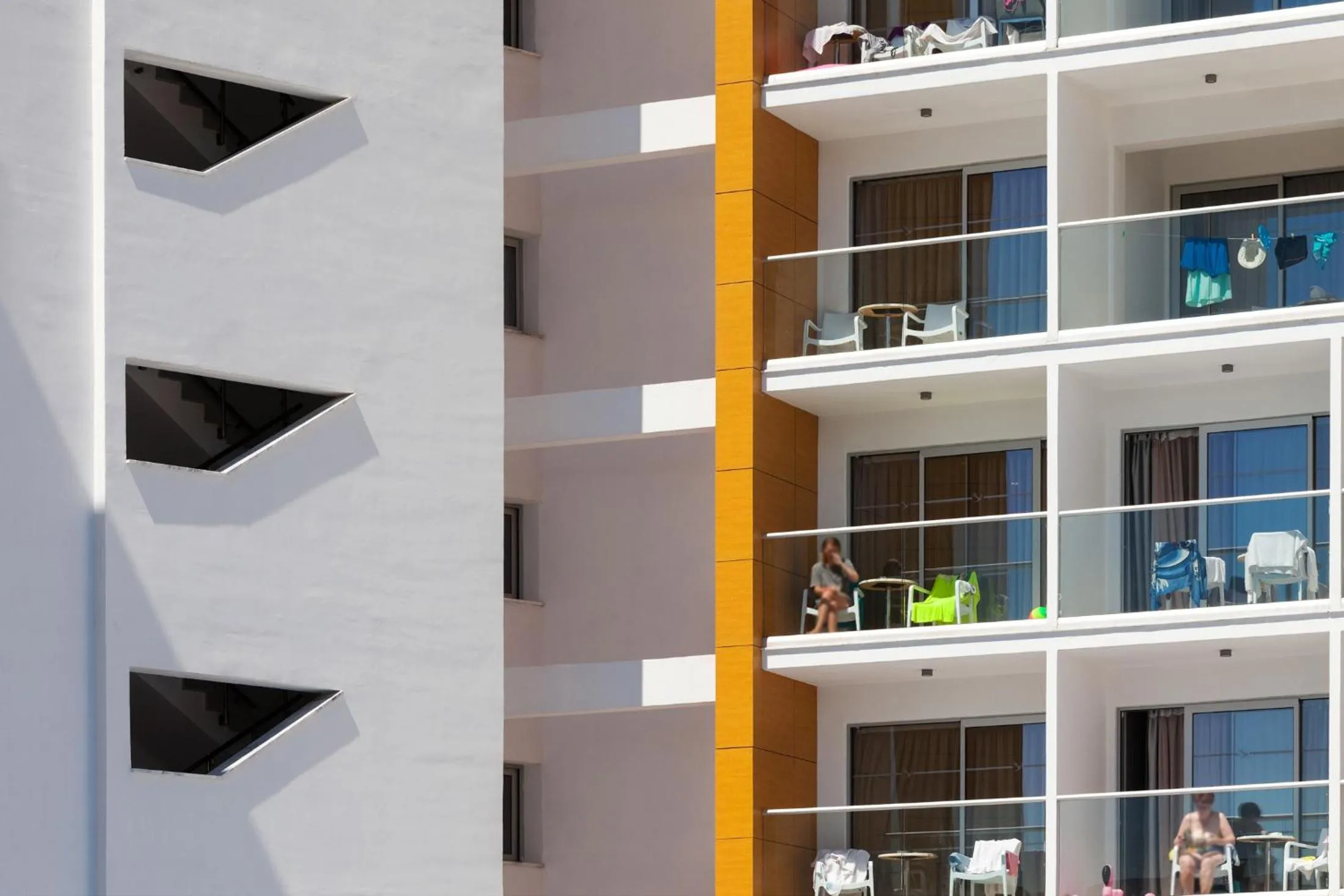 Pool view in Captain Pier Hotel