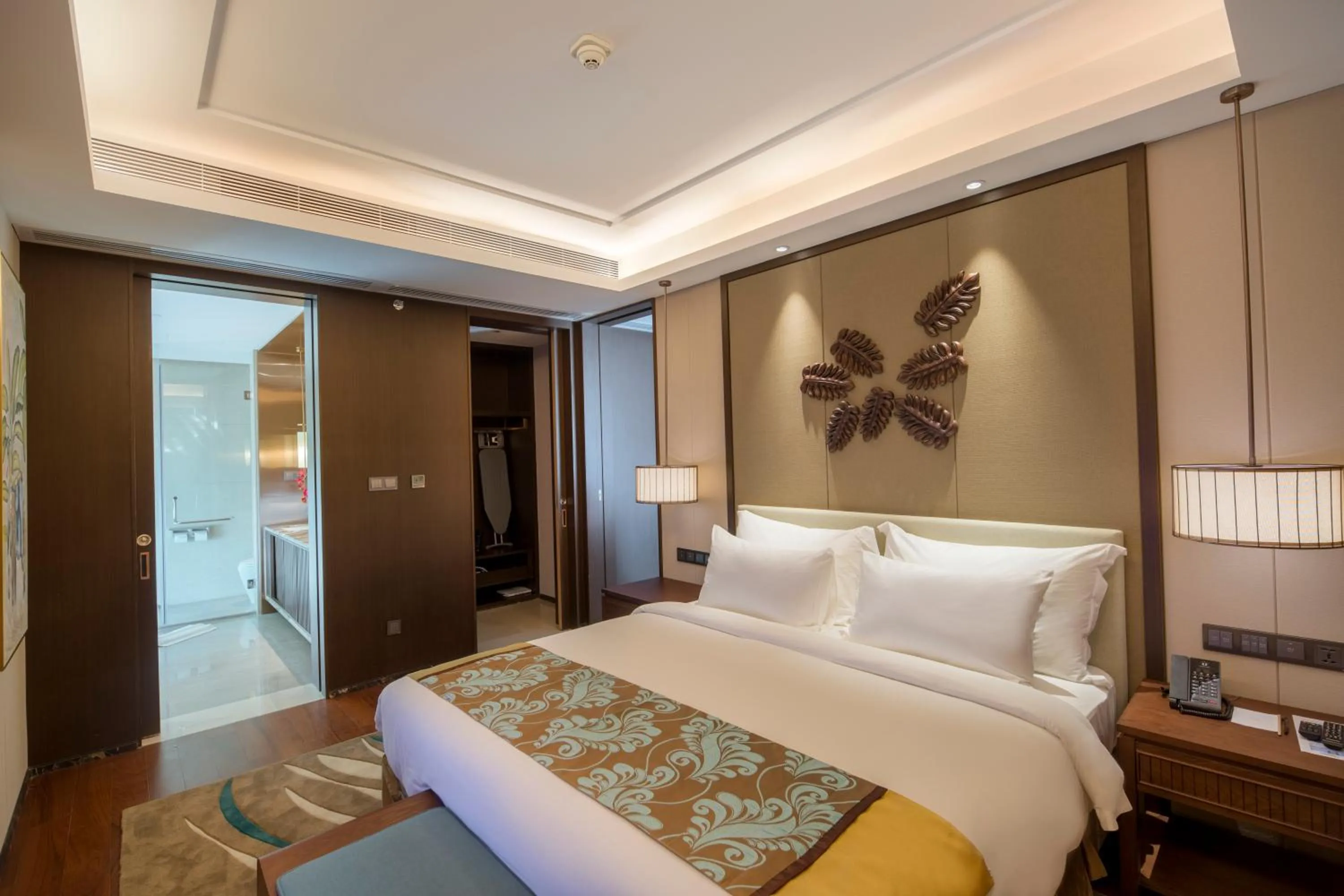 Bed in Jing Shang Hotel