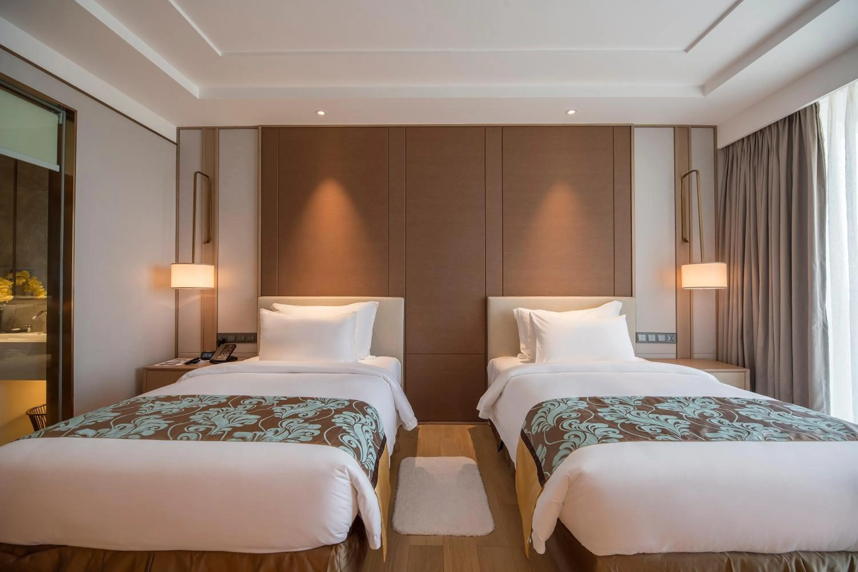 Bed in Jing Shang Hotel