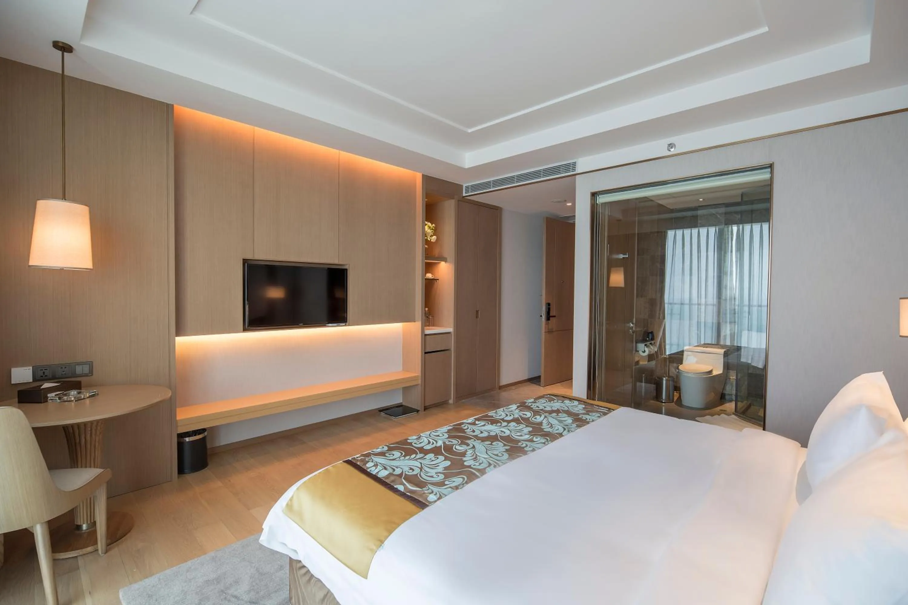 Bed in Jing Shang Hotel