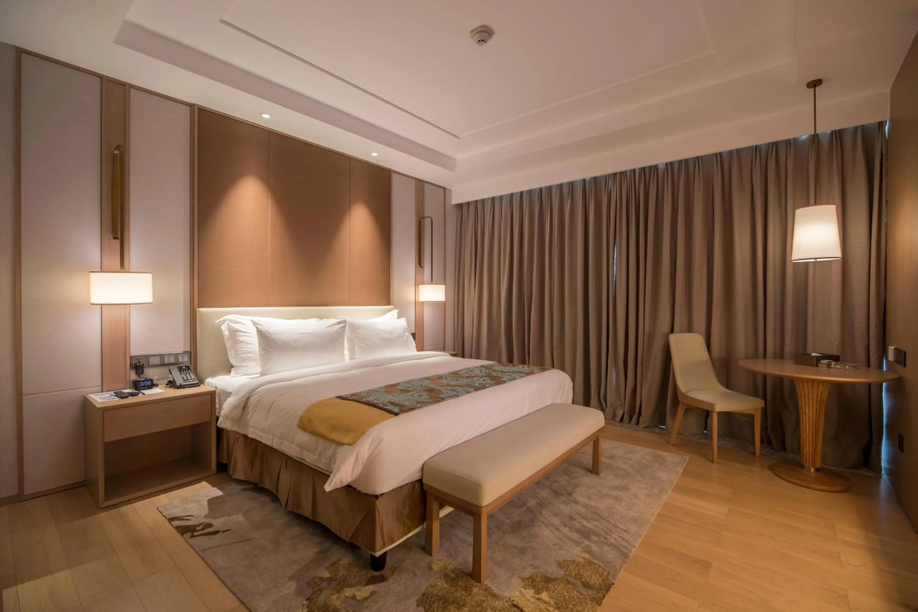 Bed in Jing Shang Hotel