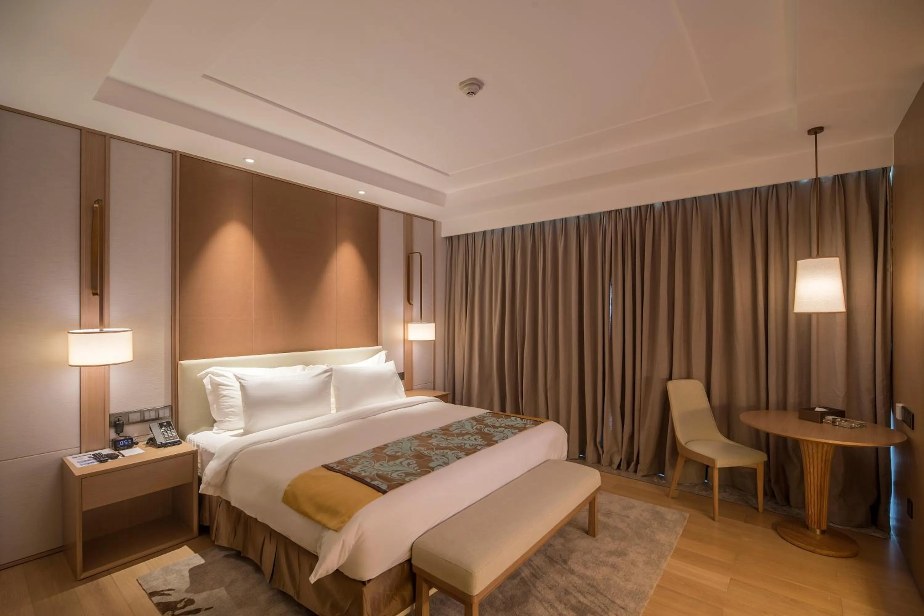 Bed in Jing Shang Hotel