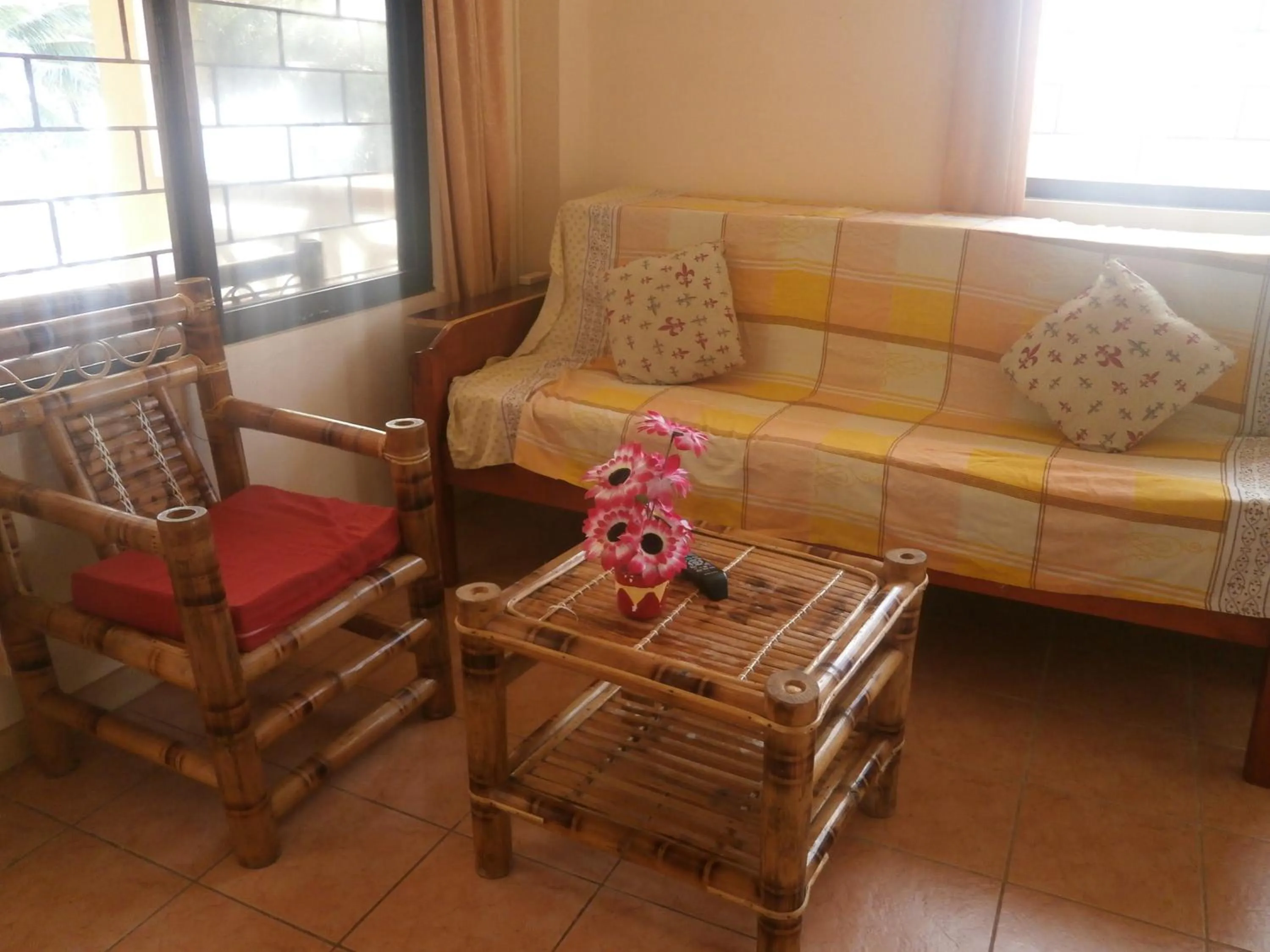 Seating area in Sulu Plaza