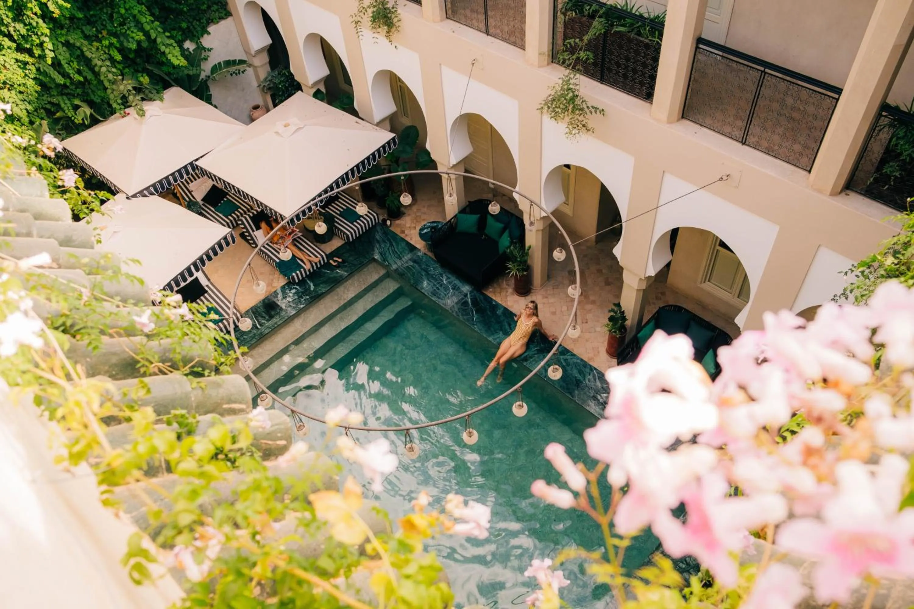 Pool view in Riad Nashira & Spa
