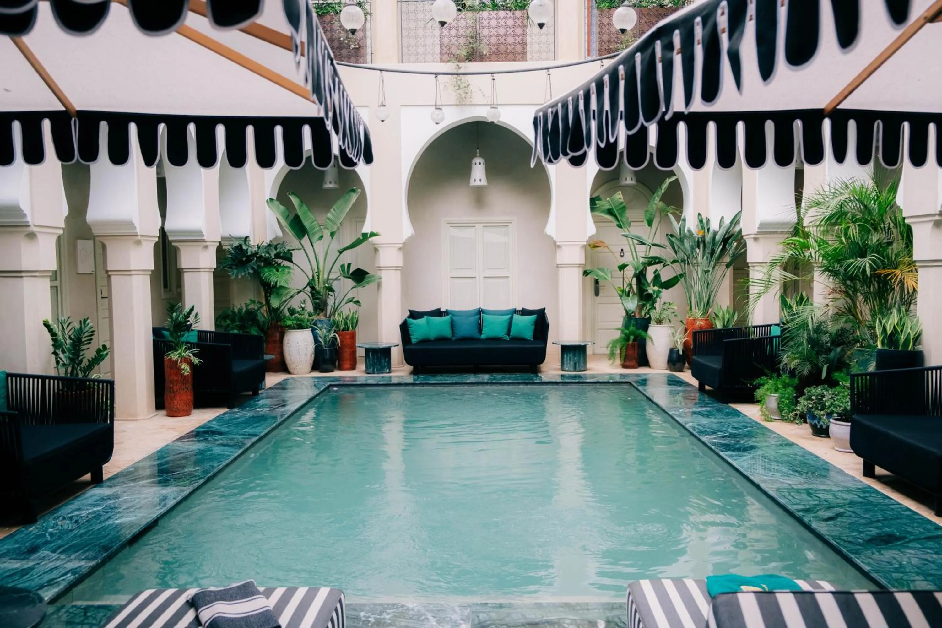 Pool view in Riad Nashira & Spa