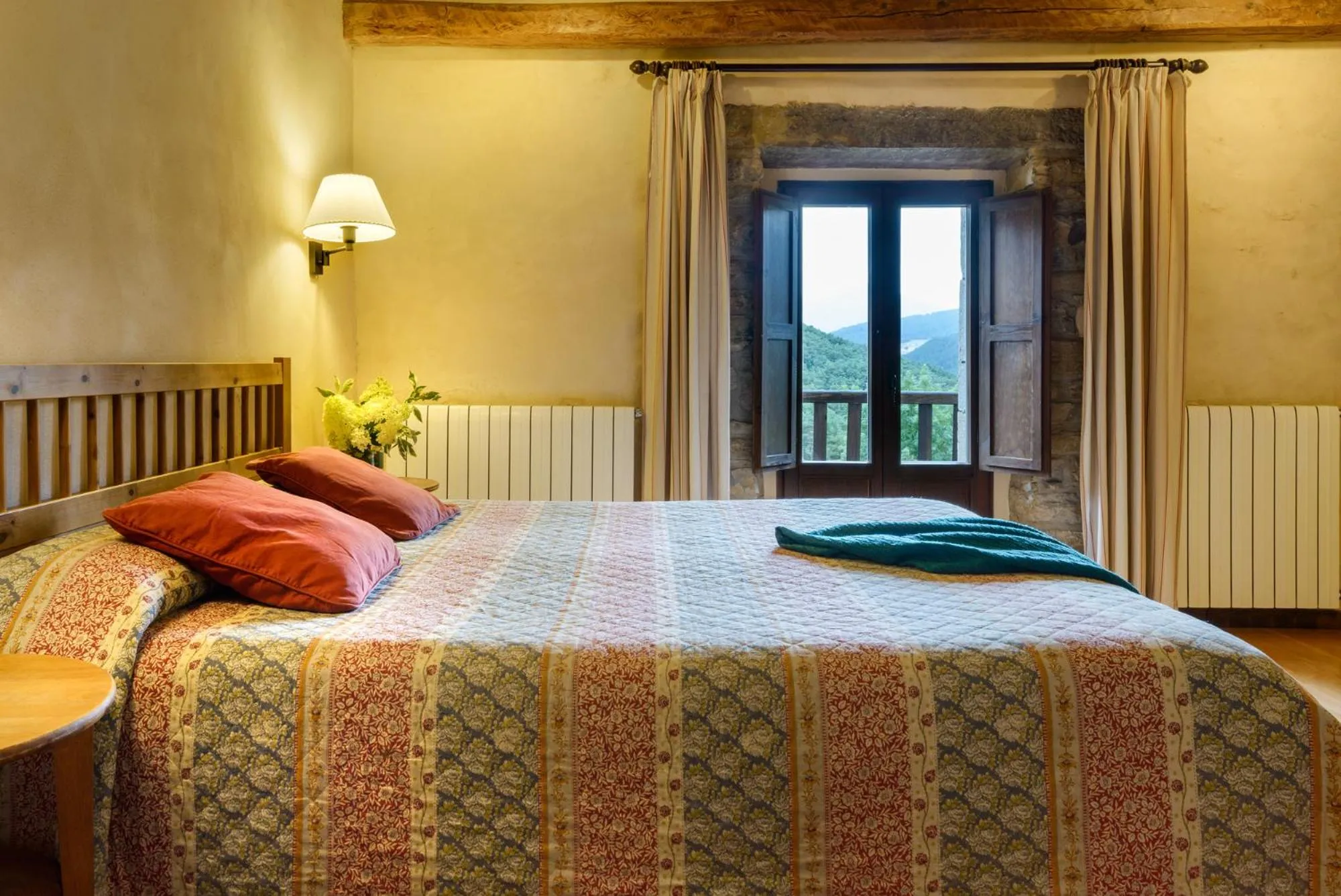 Bed in Hotel Akerreta