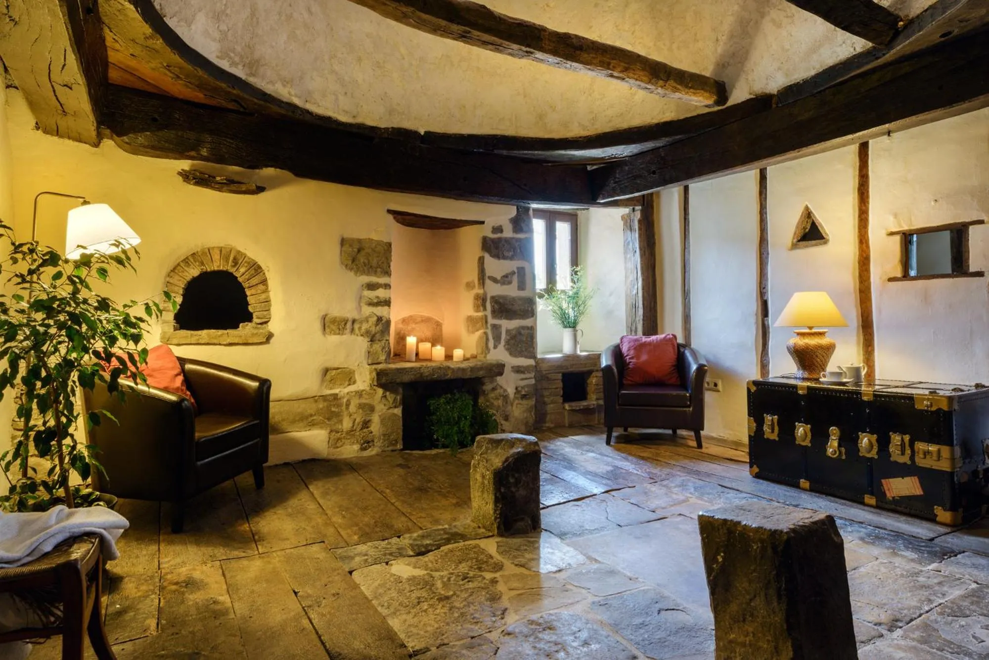 Bed in Hotel Akerreta