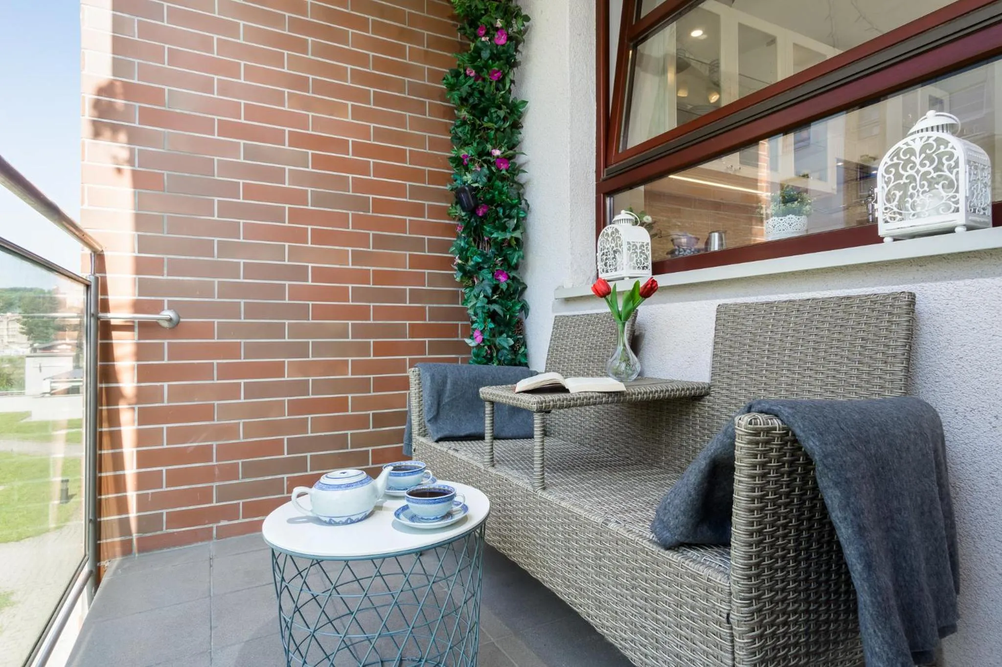 Patio in Elite Apartments by the River
