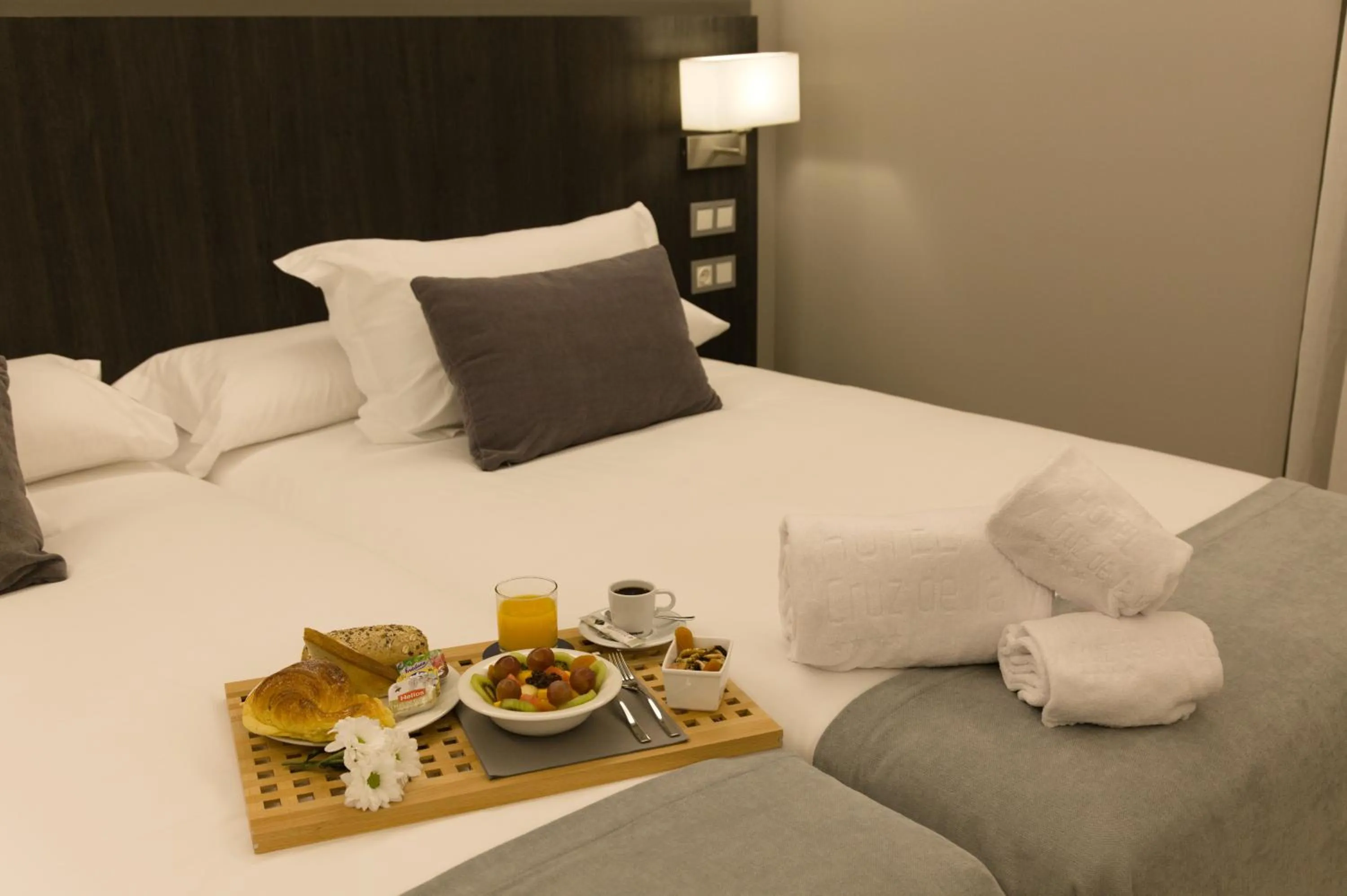 Bed in Hotel Cruz de la Victoria