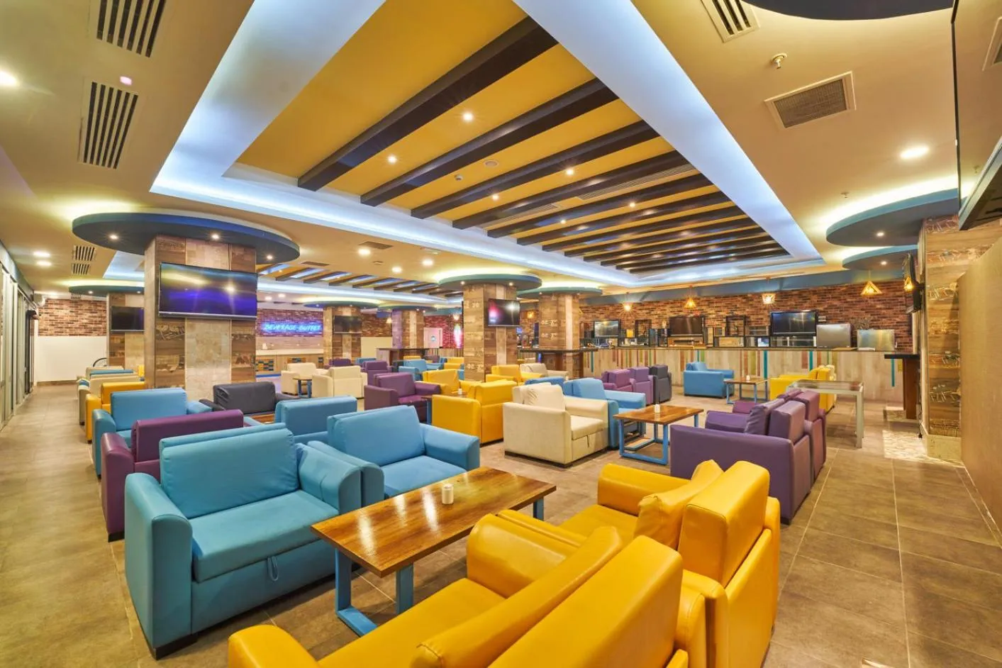 Seating area in Orange County Alanya