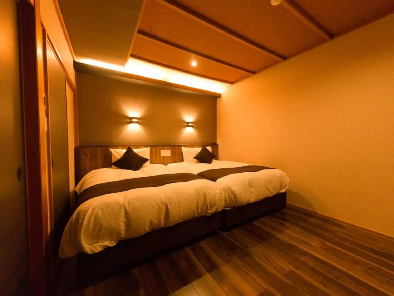 Photo of the whole room, Bed in LiVEMAX RESORT Kawaji
