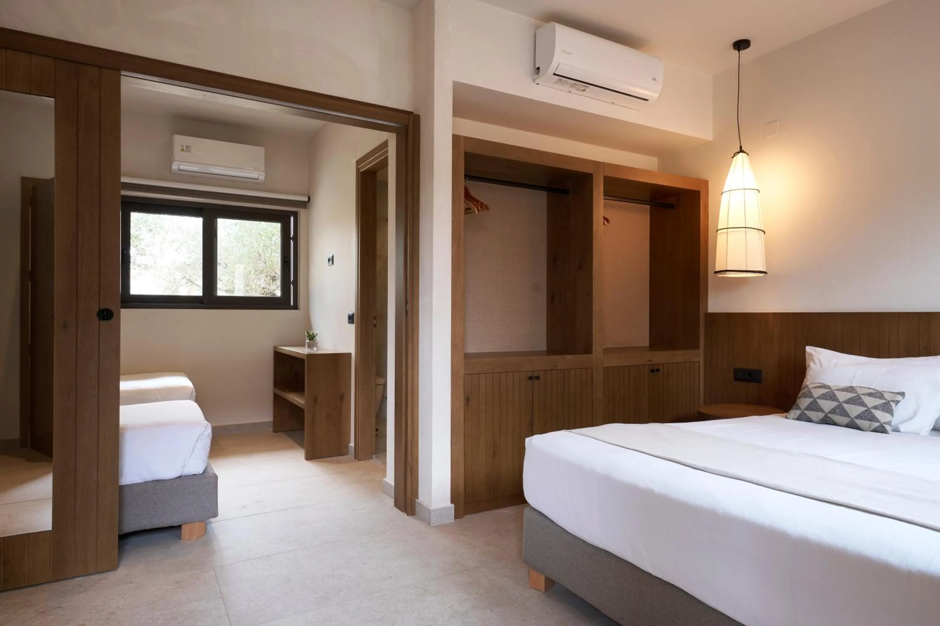 Bed in Stella Village Seaside Hotel