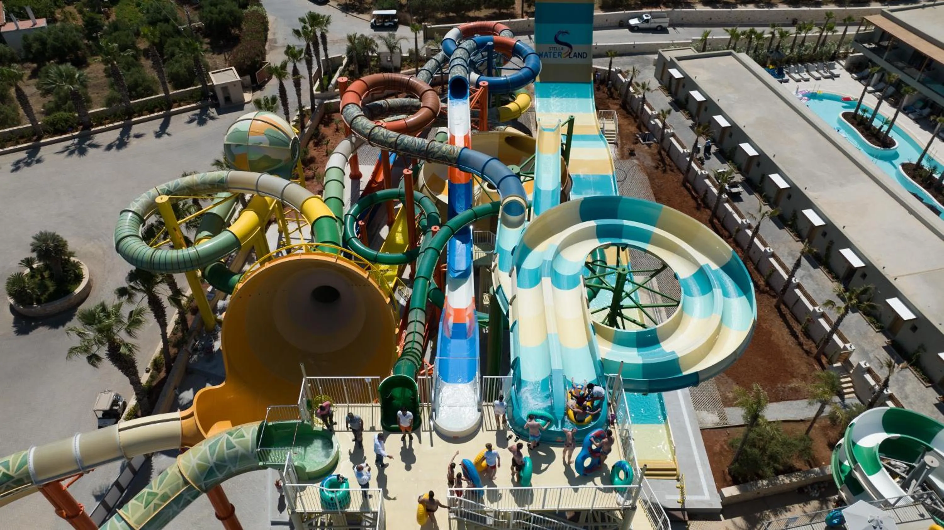 Aqua park in Stella Village Seaside Hotel