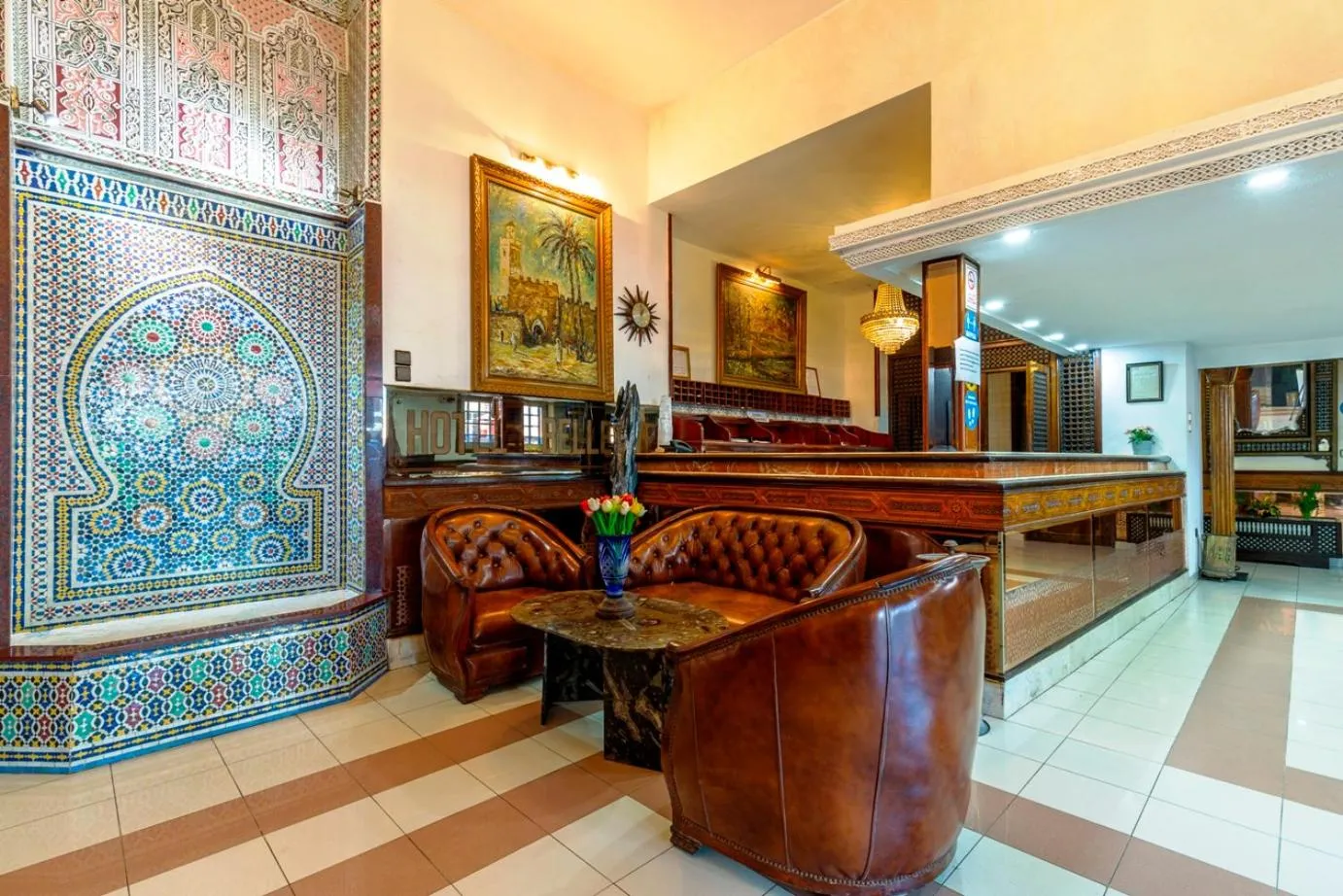 Lobby or reception in Hotel Bellerive