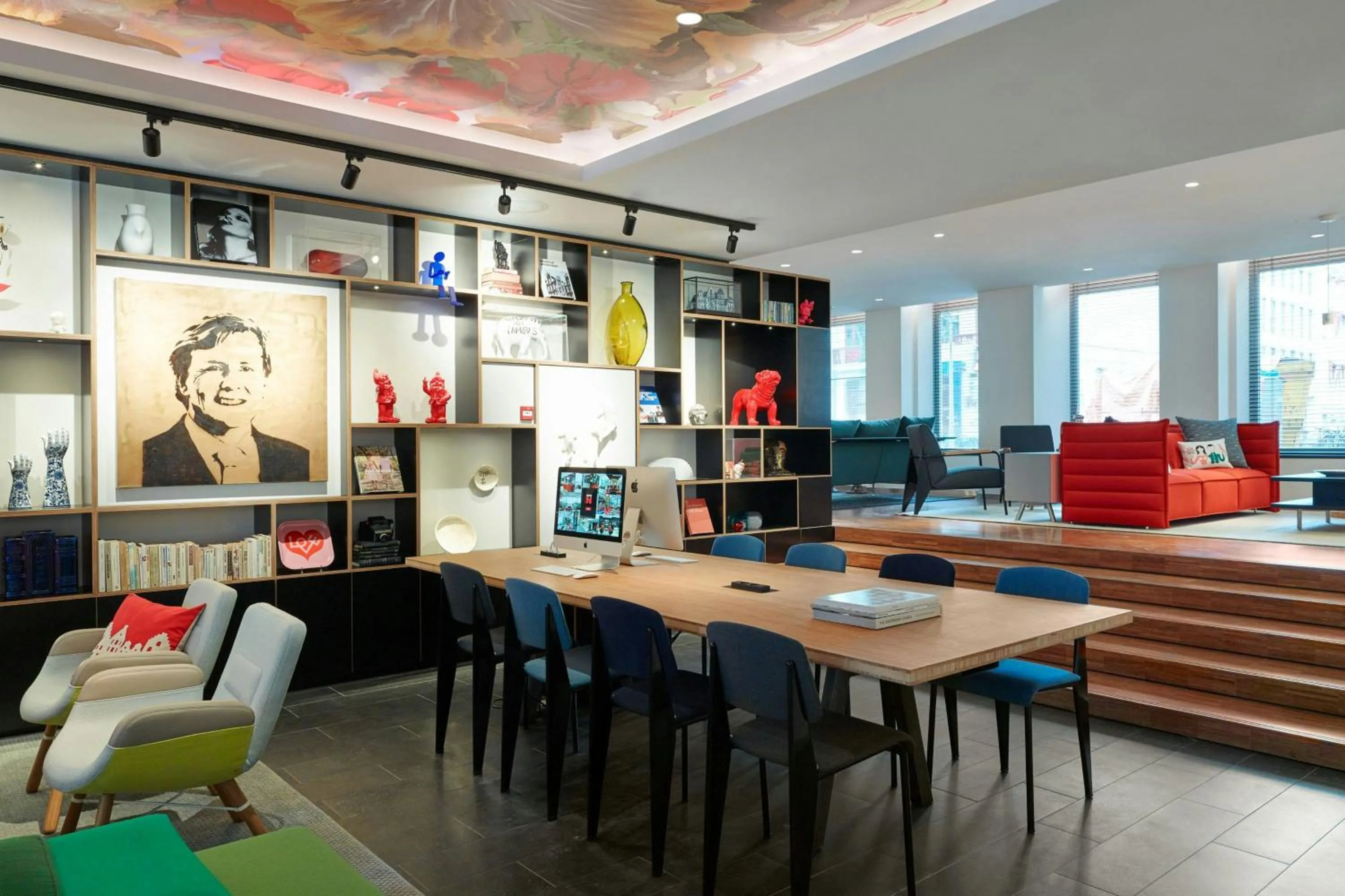 Lobby or reception in citizenM Amstel Amsterdam