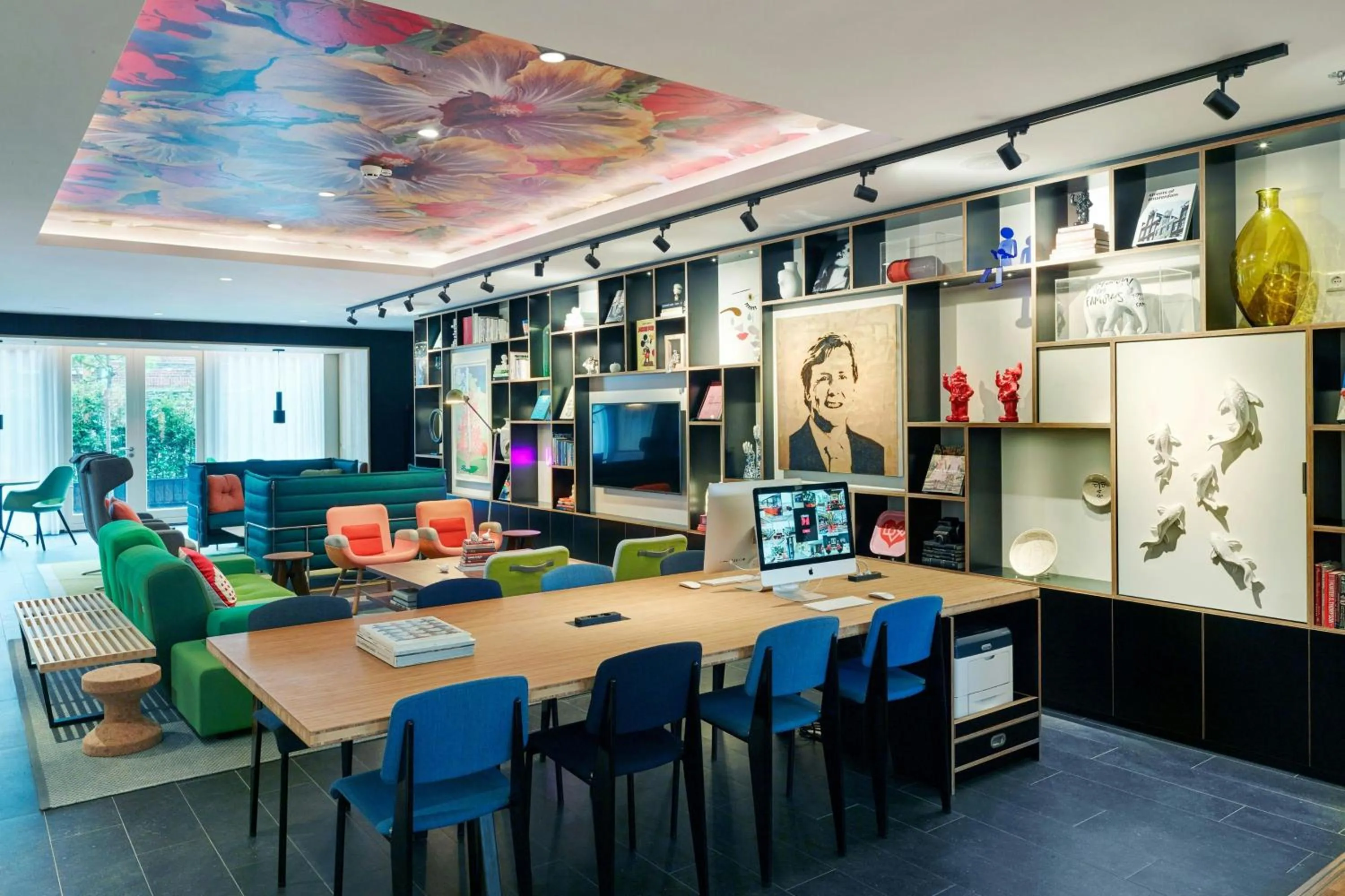 Lobby or reception in citizenM Amstel Amsterdam