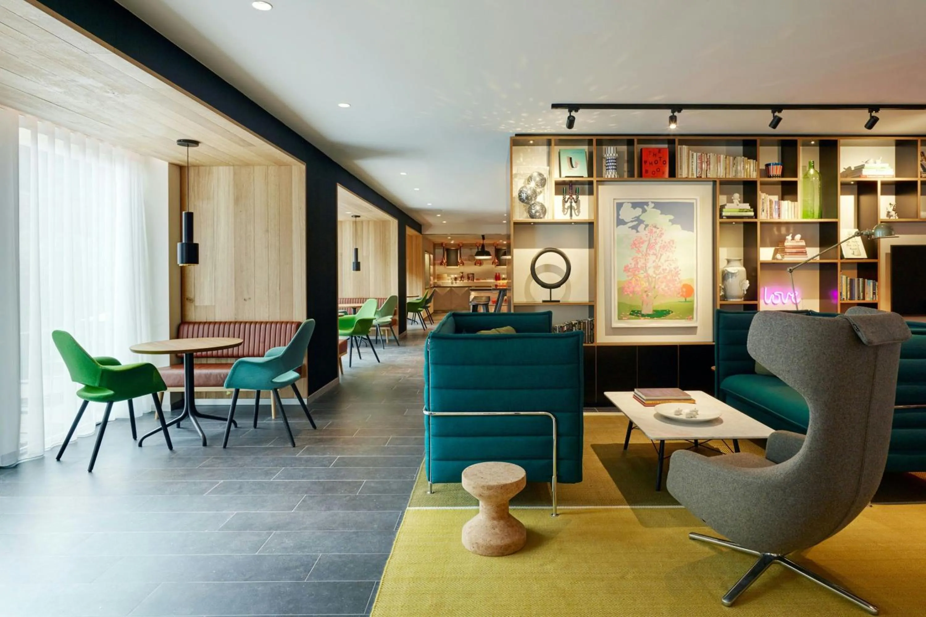 Lobby or reception in citizenM Amstel Amsterdam