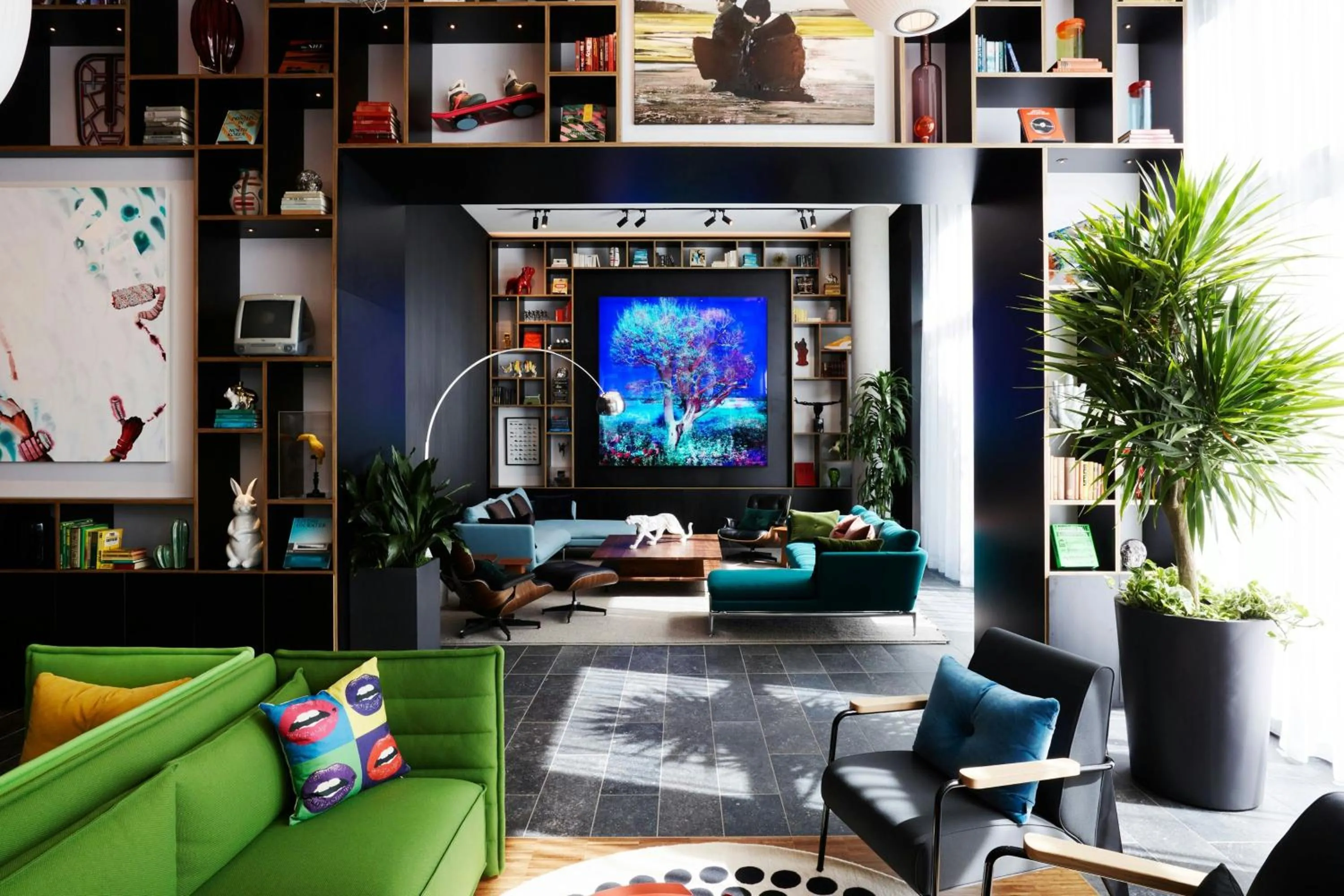 Lobby or reception in citizenM Seattle South Lake