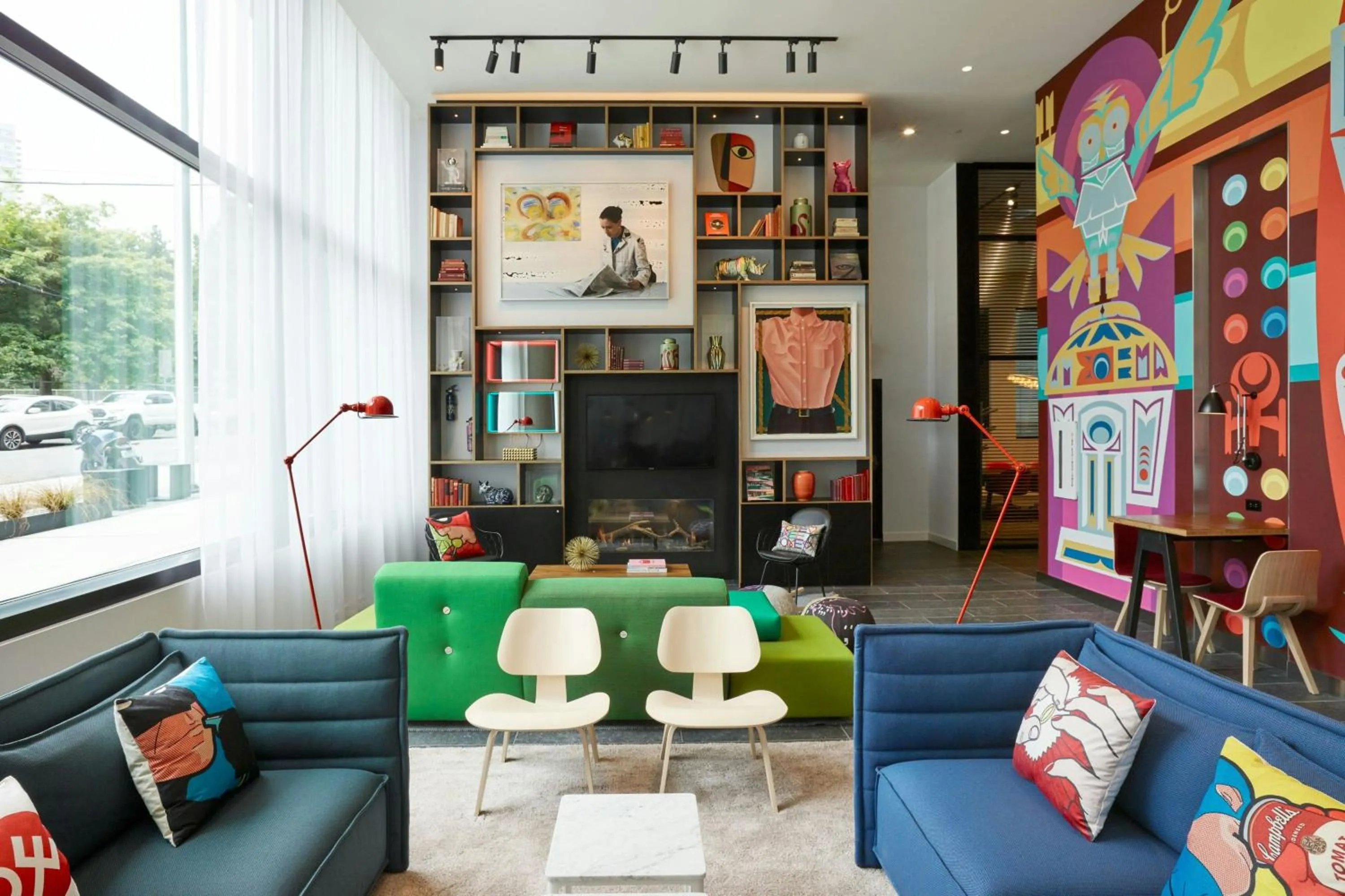 Lobby or reception in citizenM Seattle South Lake