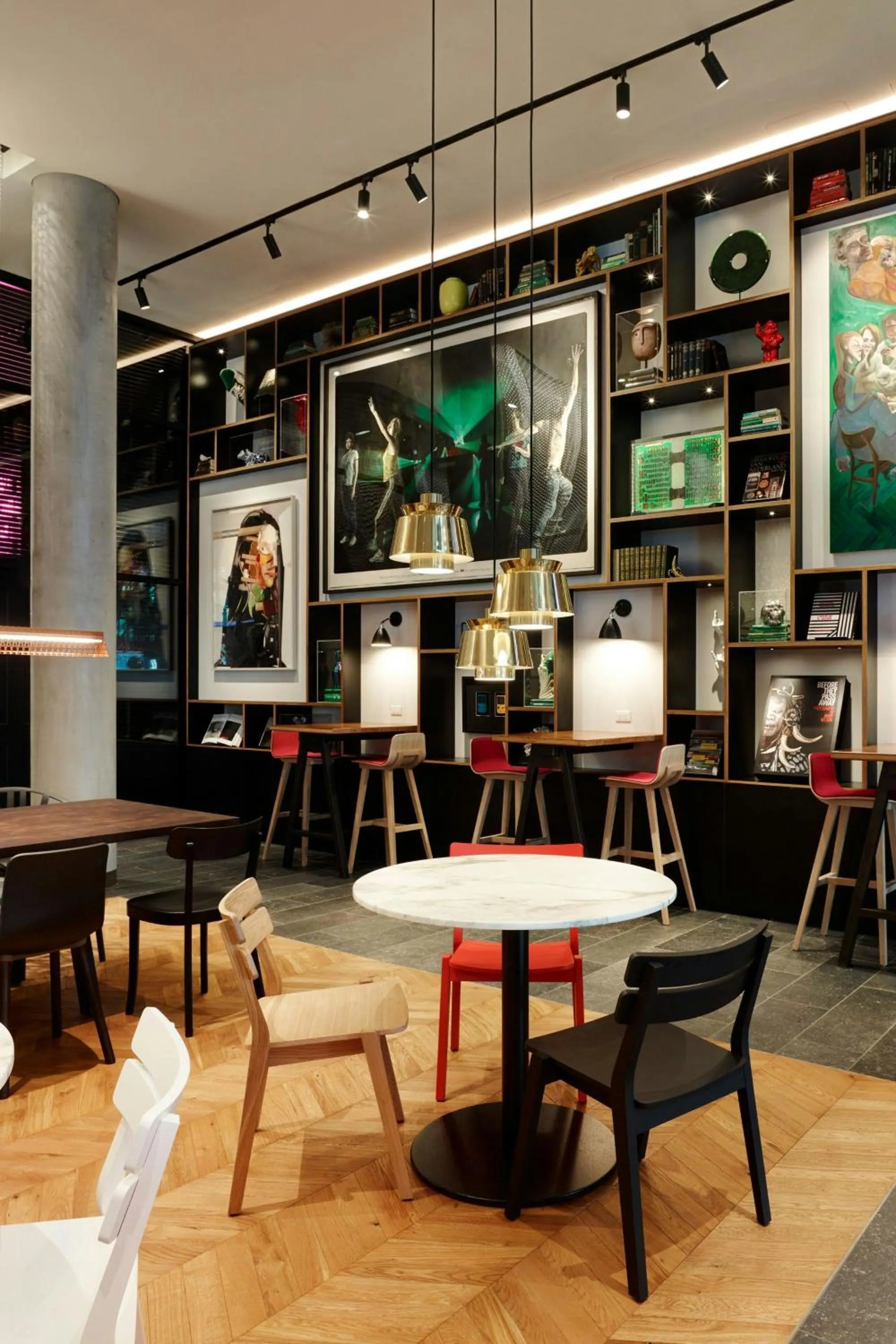 Lobby or reception in citizenM Seattle South Lake