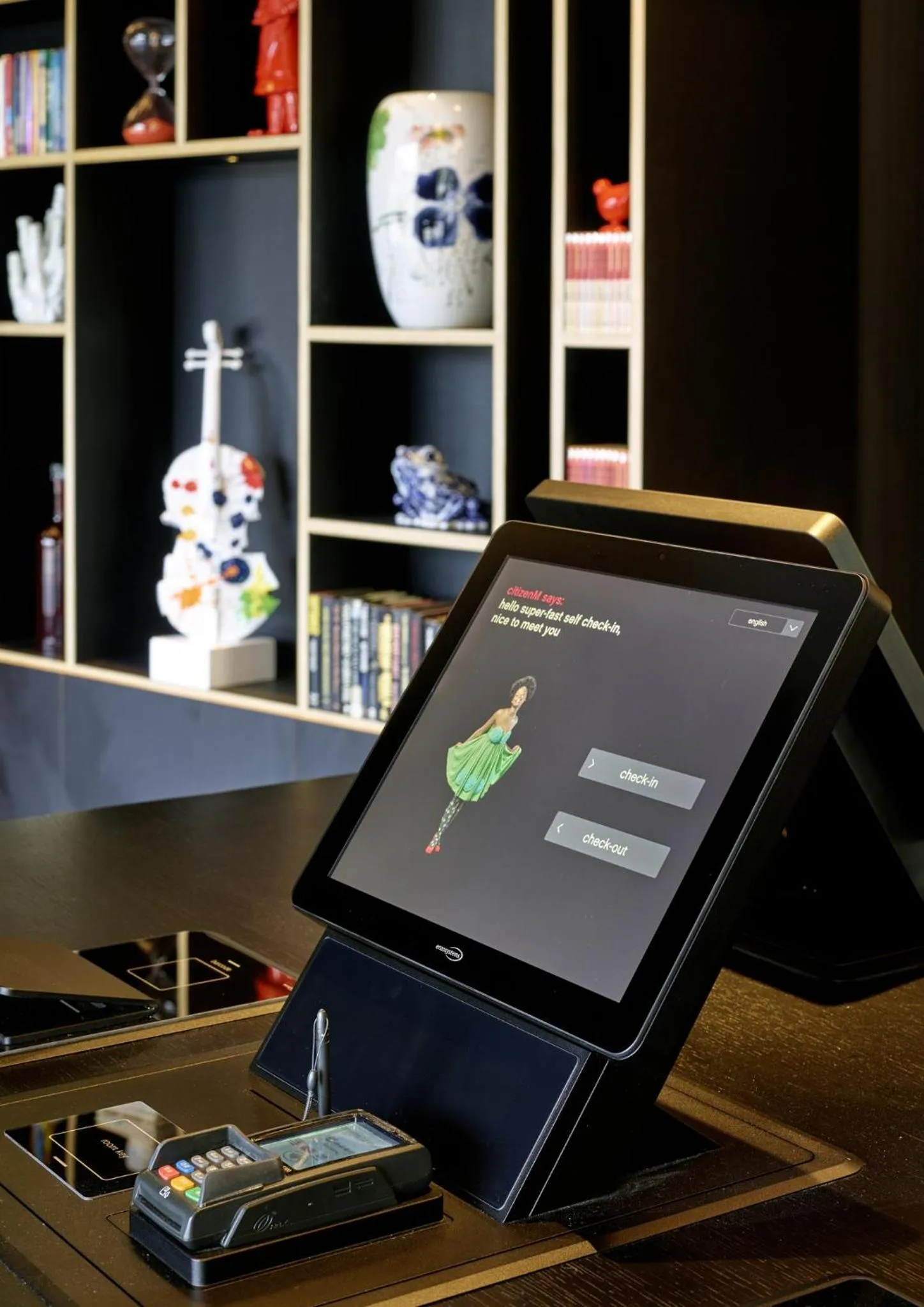 Lobby or reception in citizenM Seattle South Lake