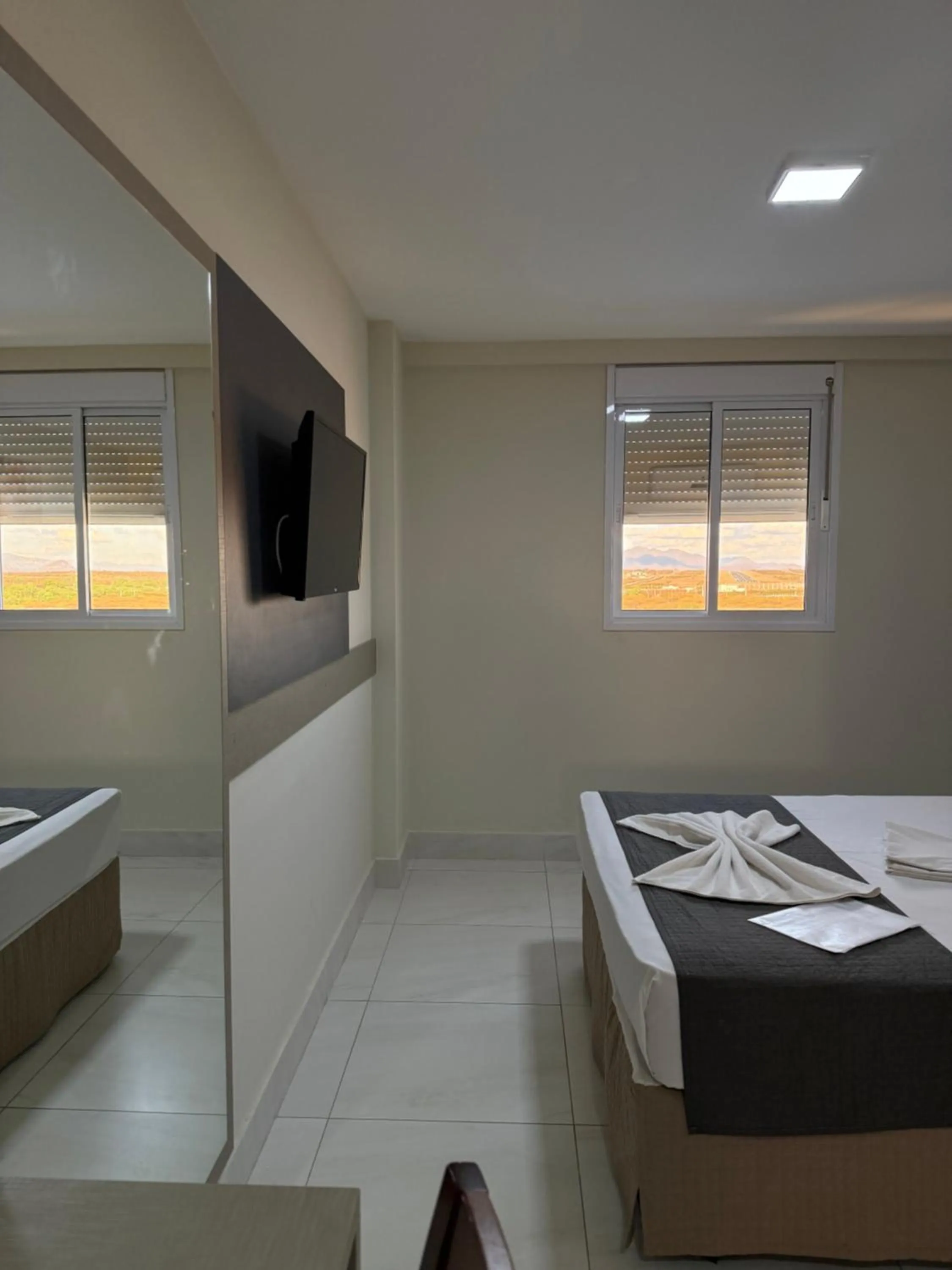 Bed in Hotel Oásis de Patos