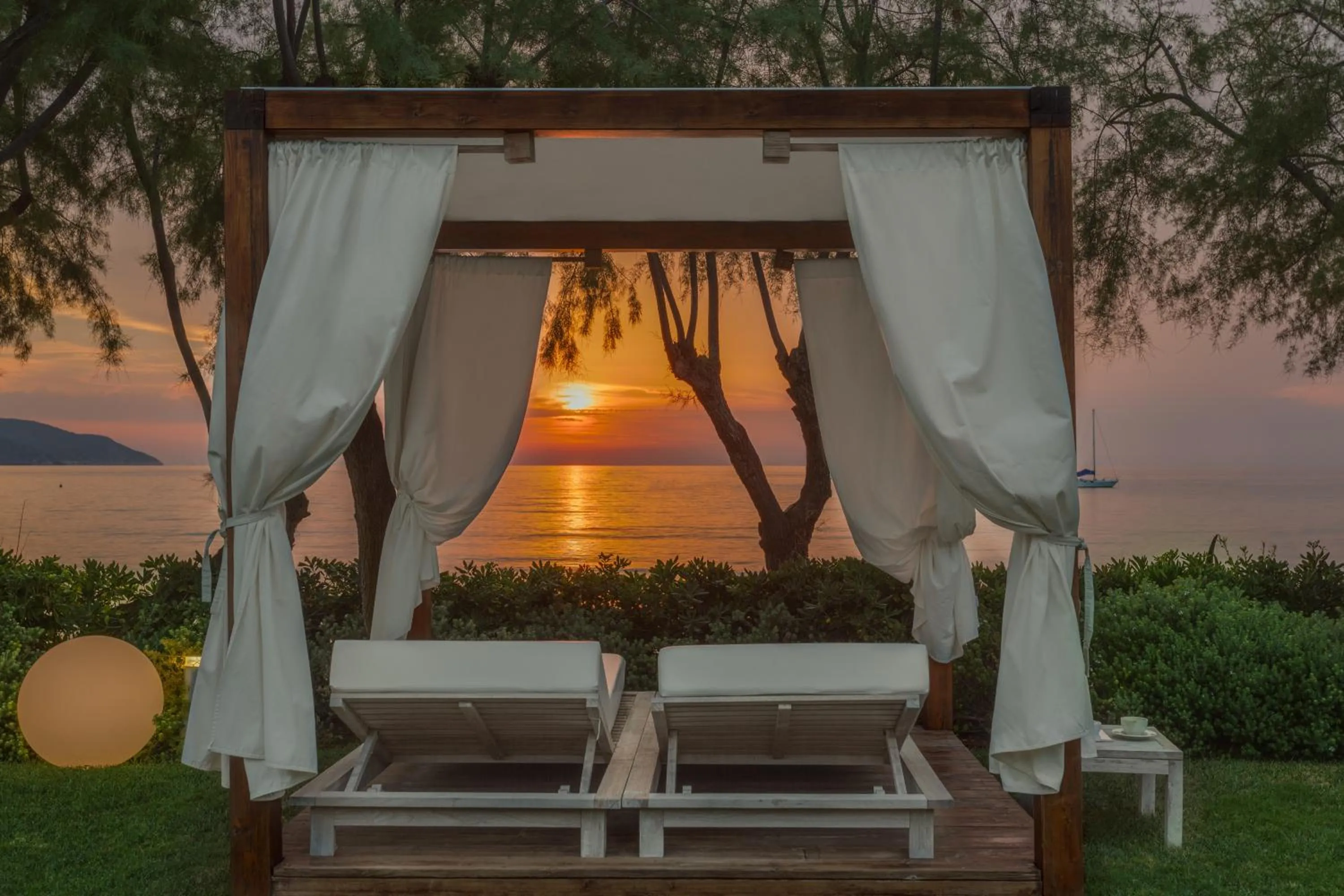 Sunset in Baia Bianca Suites