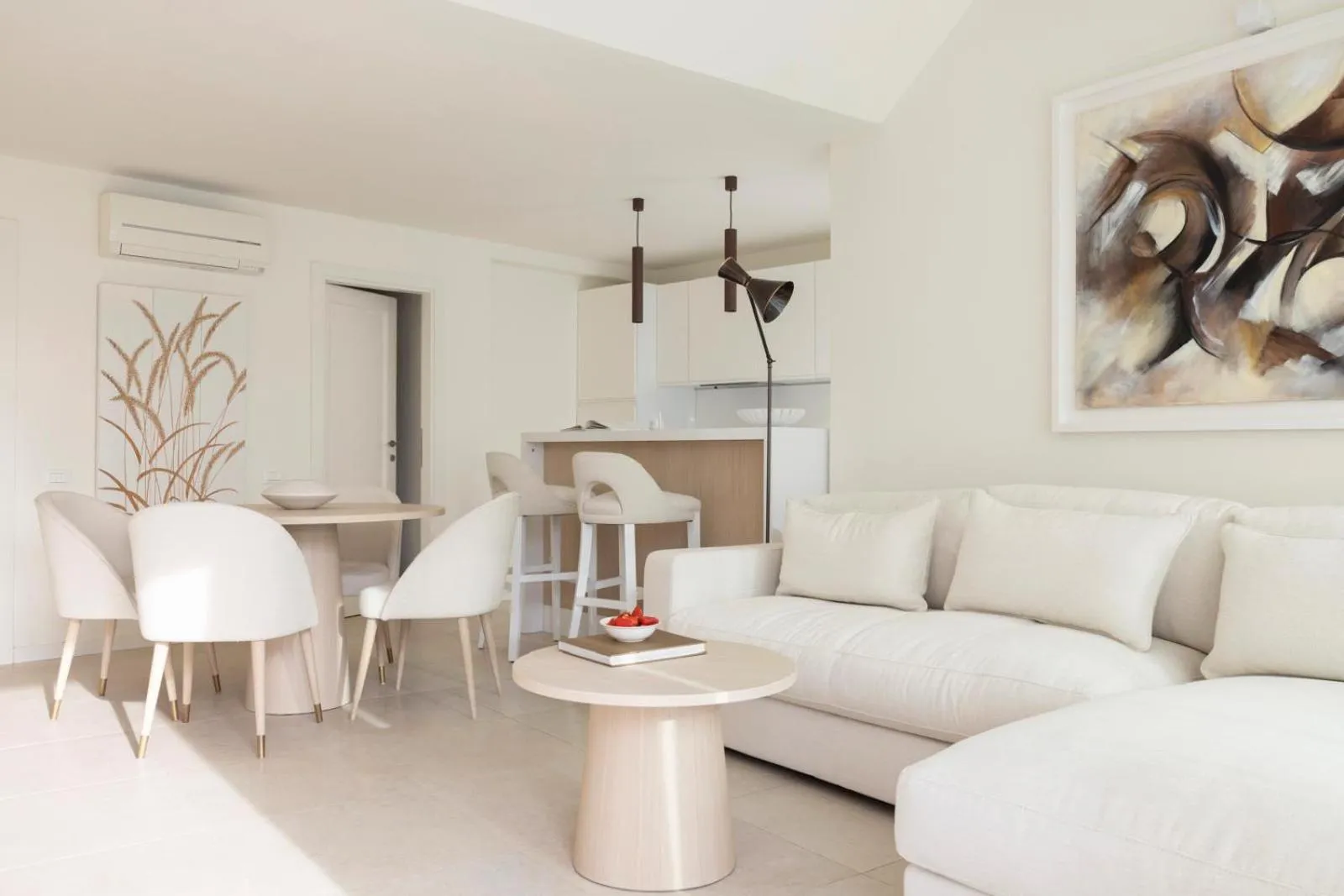 Living room in Baia Bianca Suites