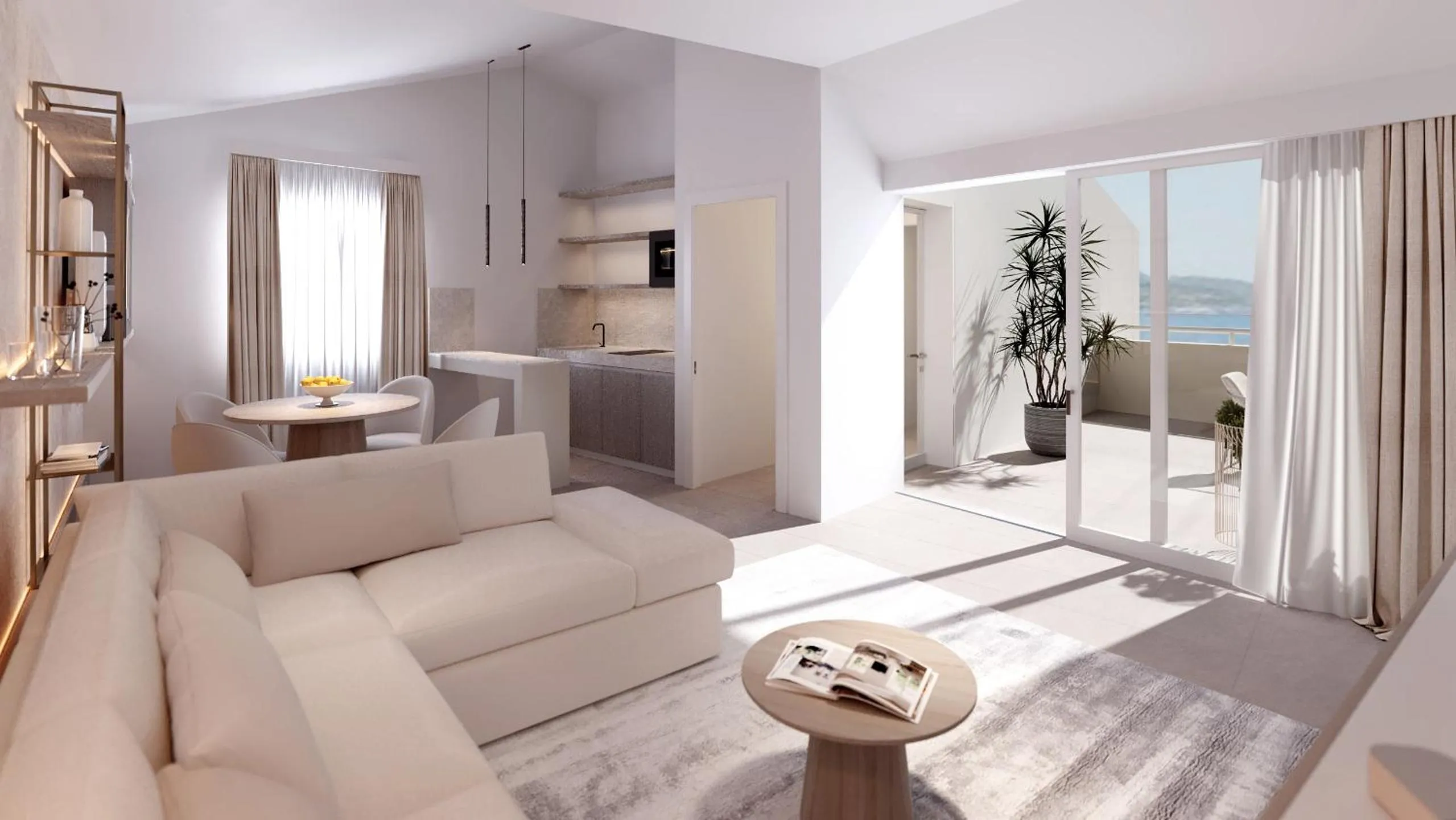 Bed in Baia Bianca Suites