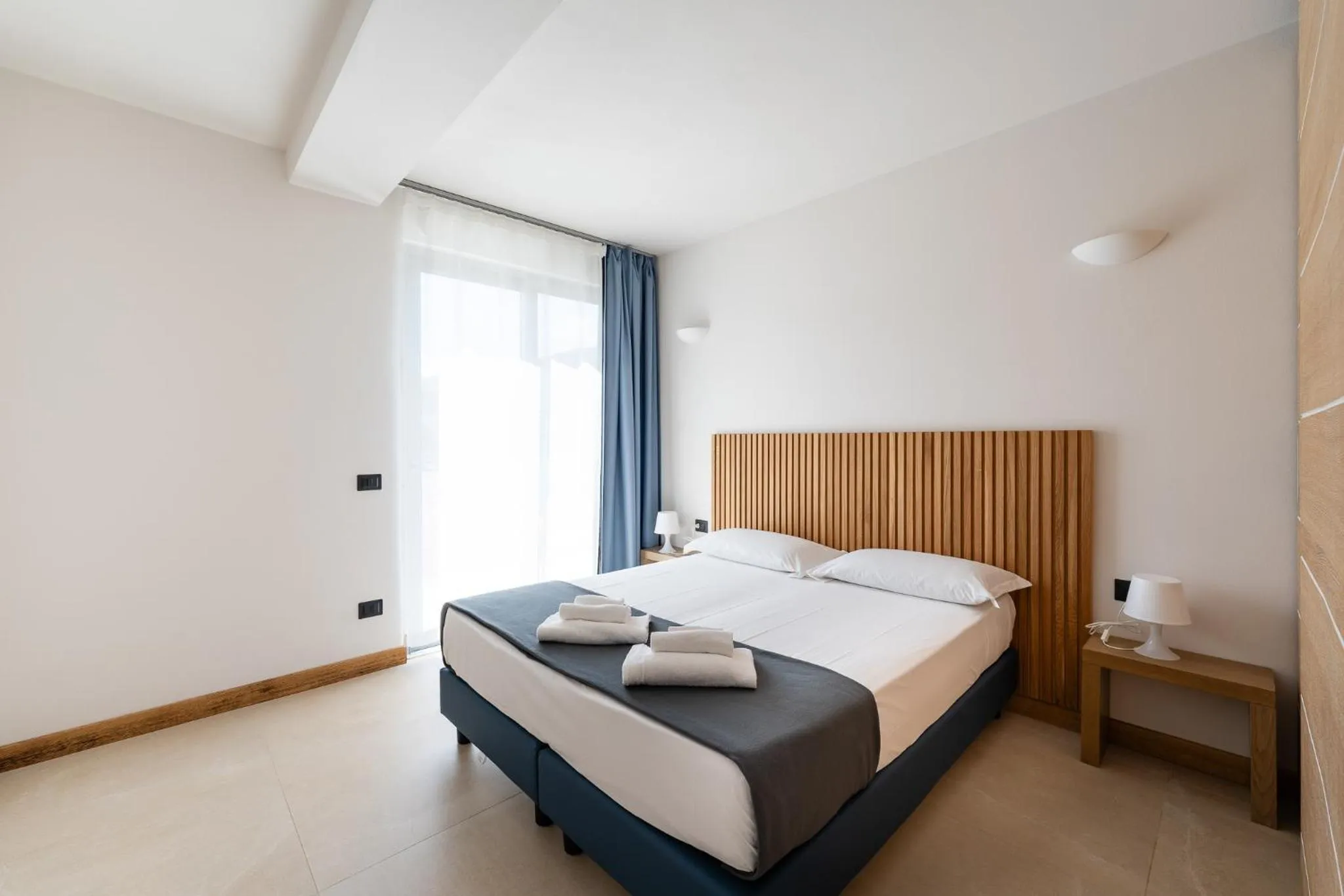 Bedroom, Bed in Hotel Delfino