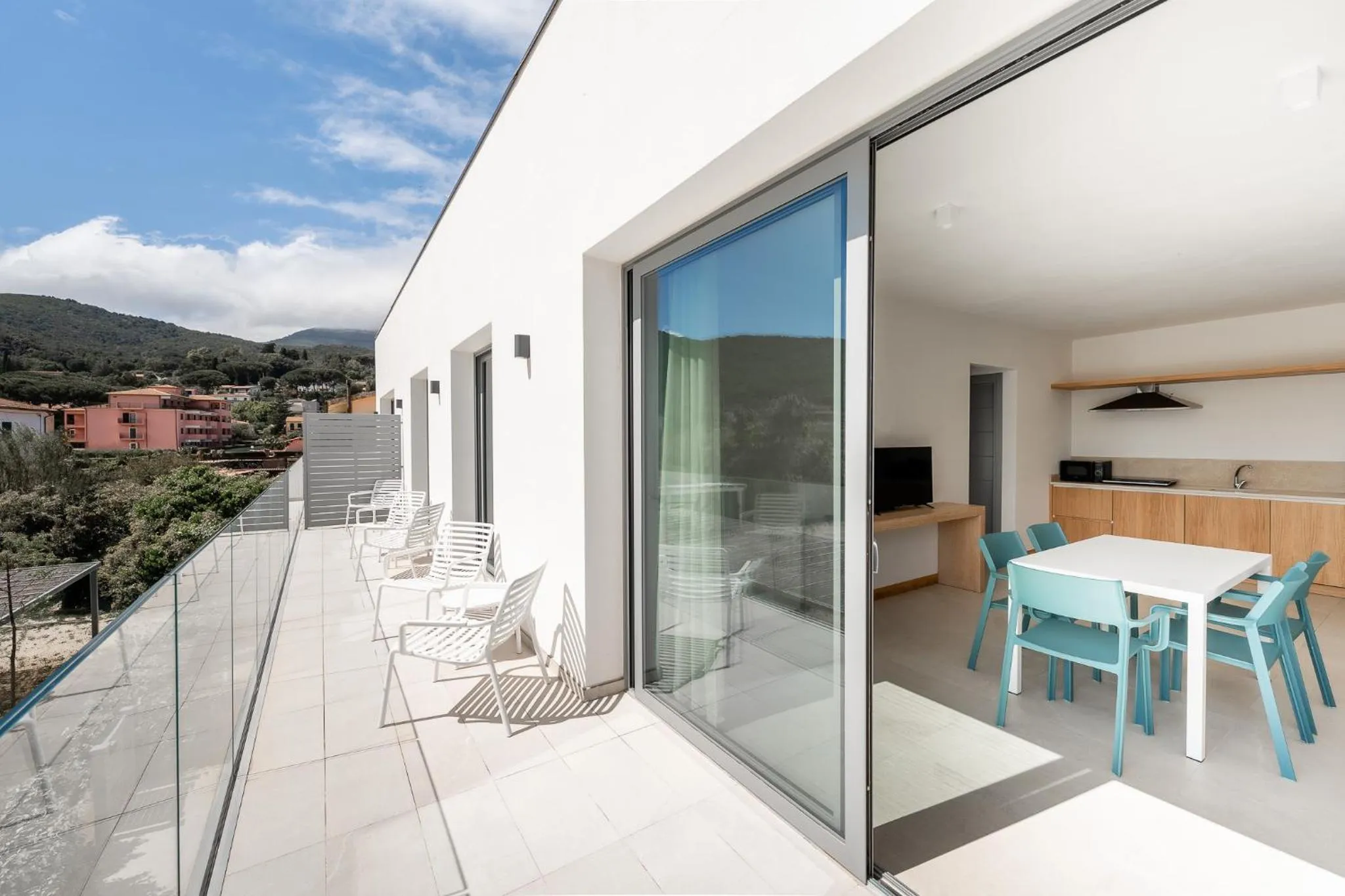 Balcony/Terrace in Hotel Delfino