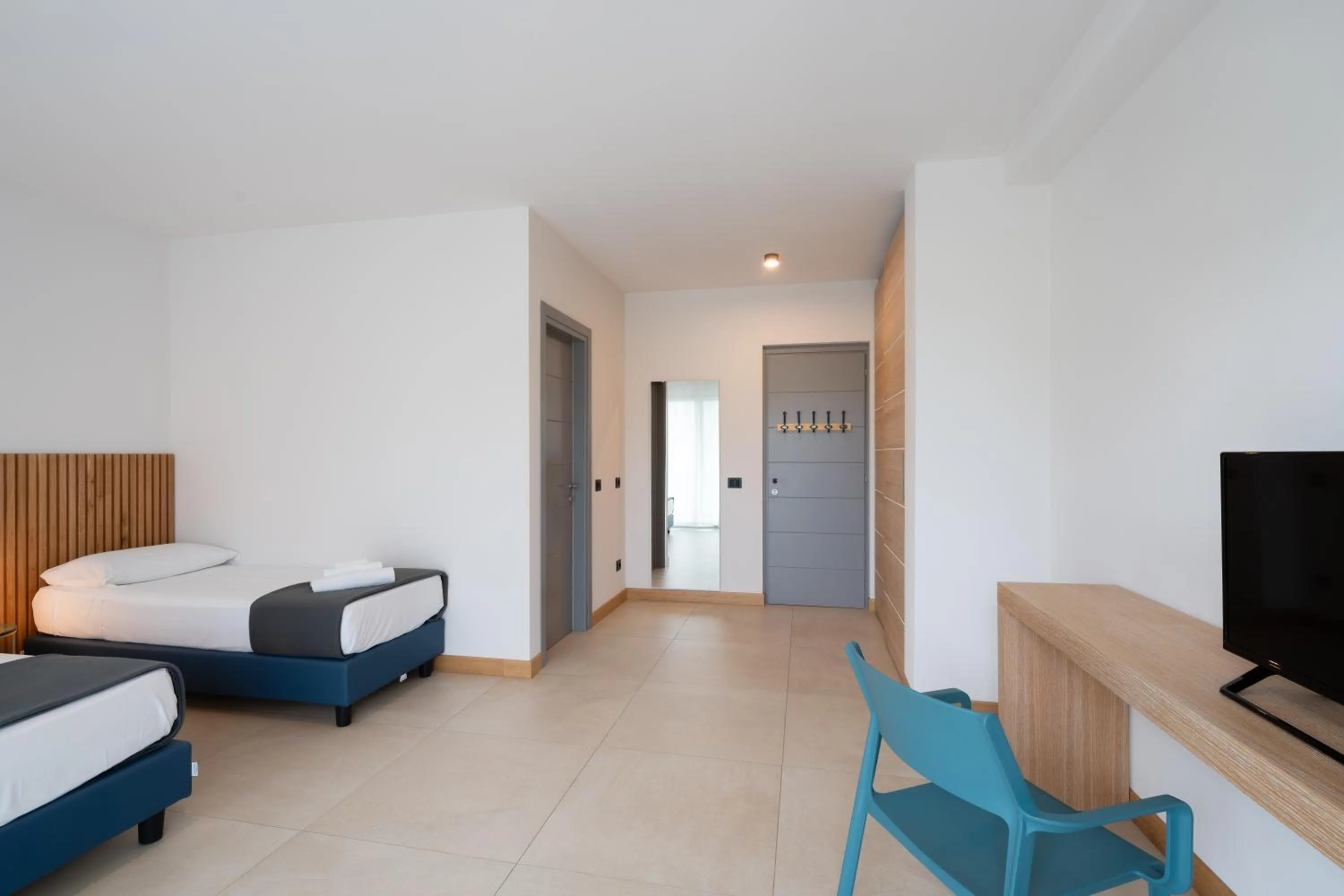 Bedroom, Bed in Hotel Delfino