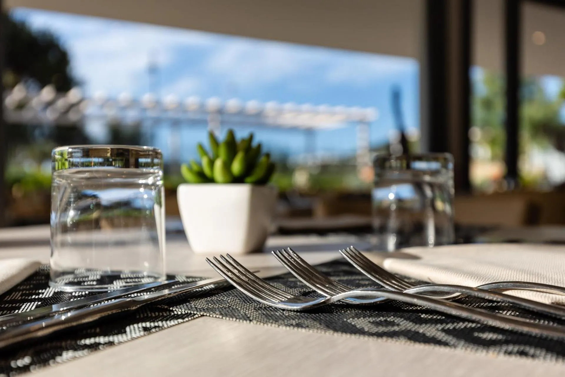 Decorative detail in Hotel Delfino