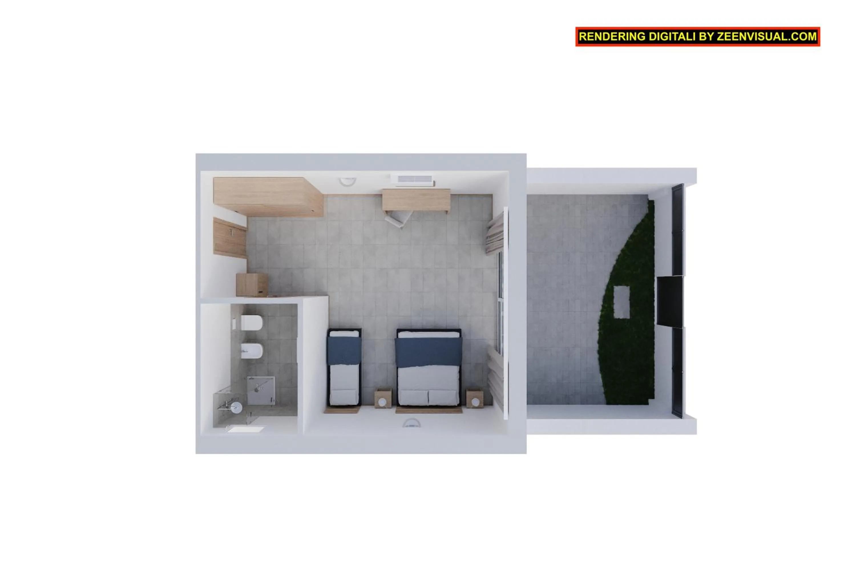 Floor plan in Hotel Delfino