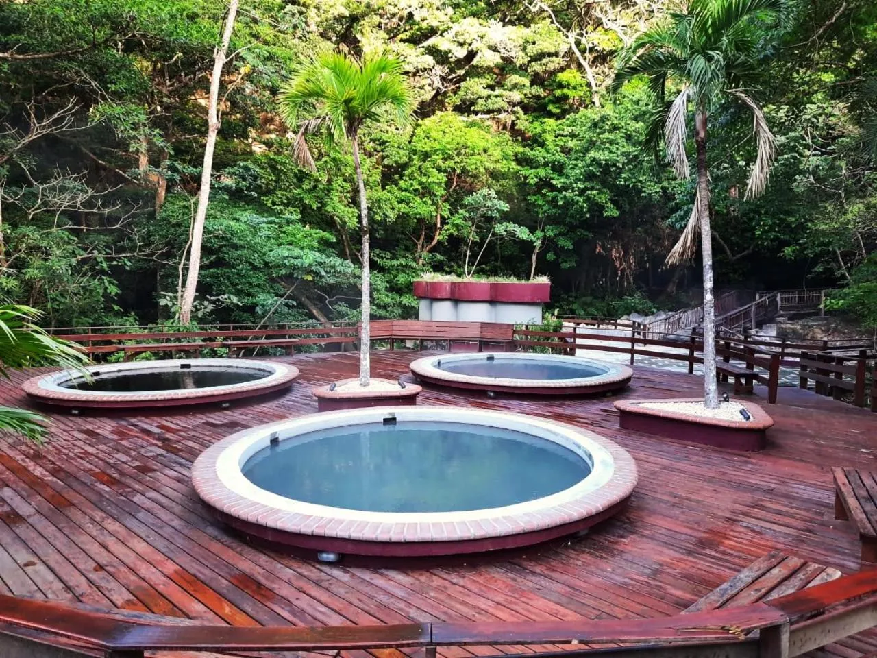 Hot Spring Bath in Borinquen Thermal Resort