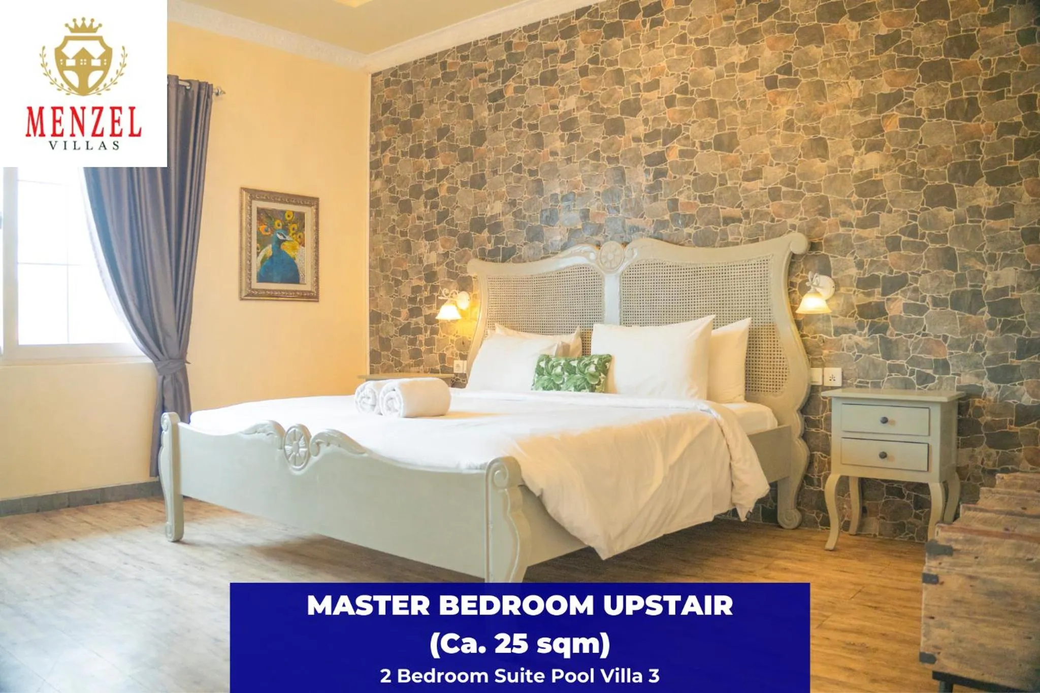 Bedroom, Bed in Menzel Villas Nusa Dua