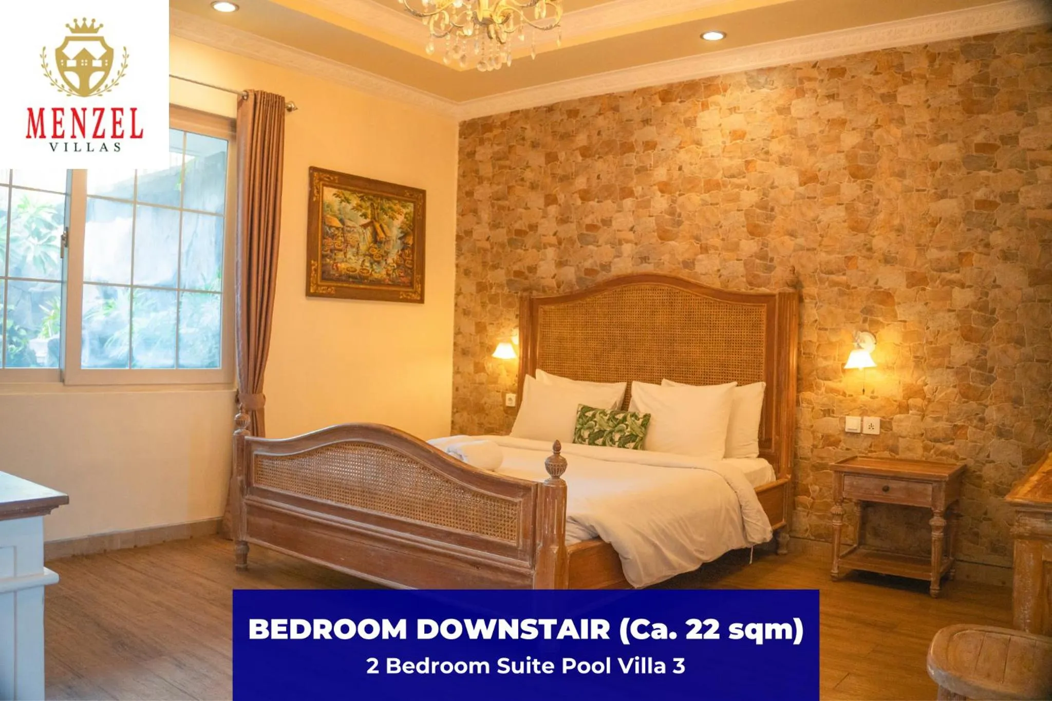 Bedroom, Bed in Menzel Villas Nusa Dua