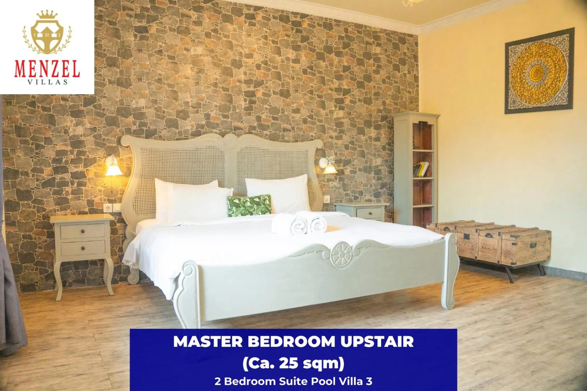 Bedroom, Bed in Menzel Villas Nusa Dua