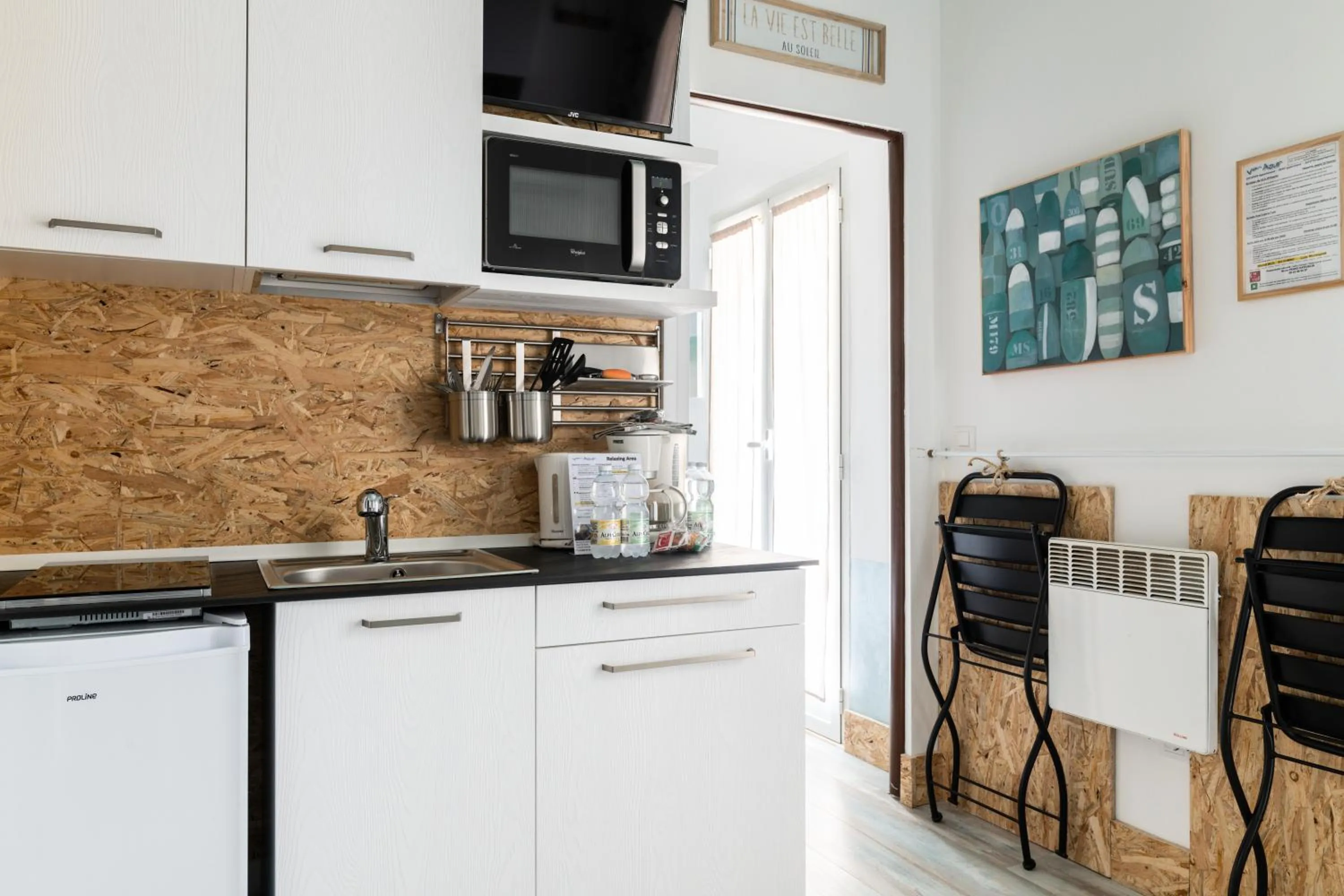 Kitchen or kitchenette in Villa Azur Cap d'Ail