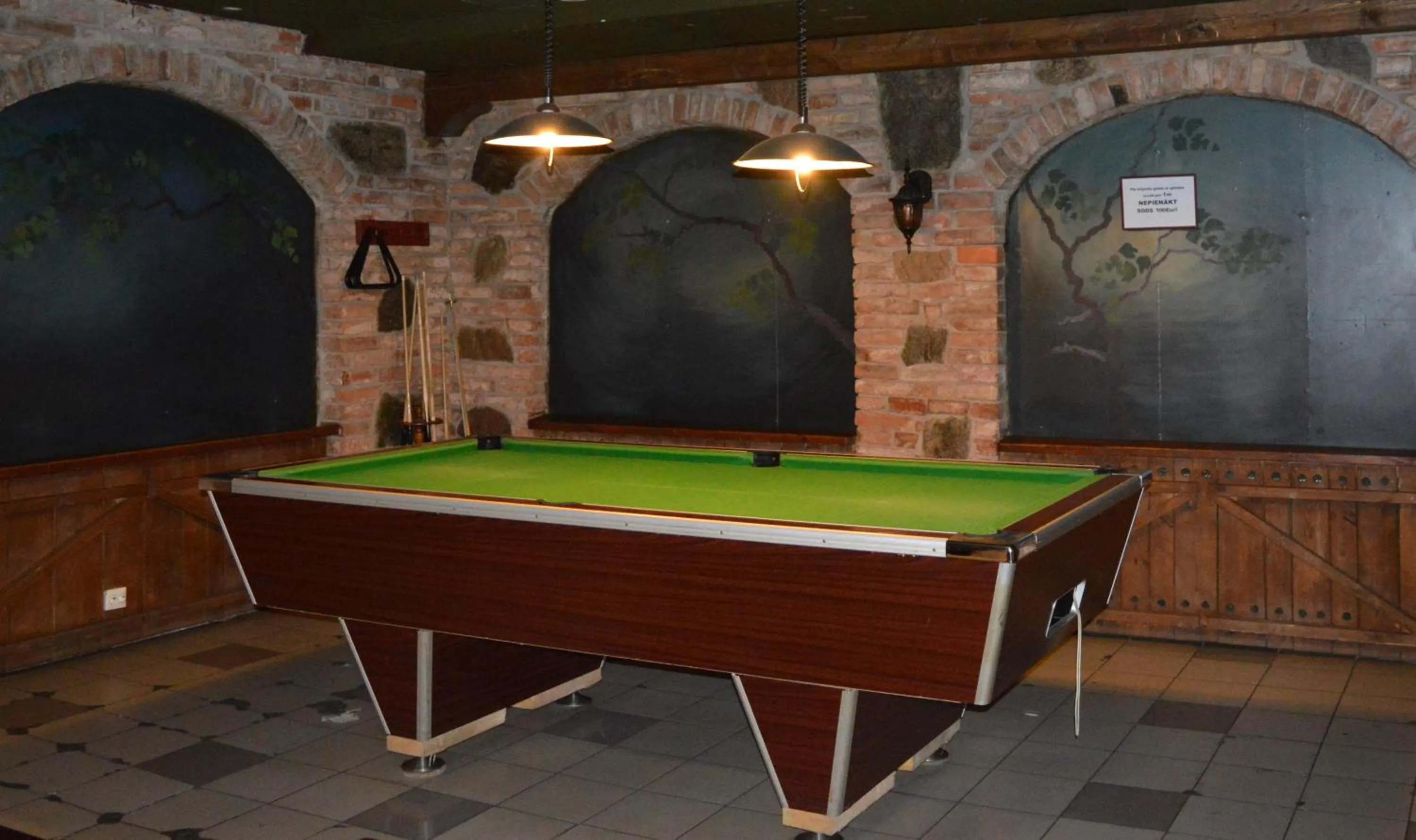 Billiard in Hotel Tukums